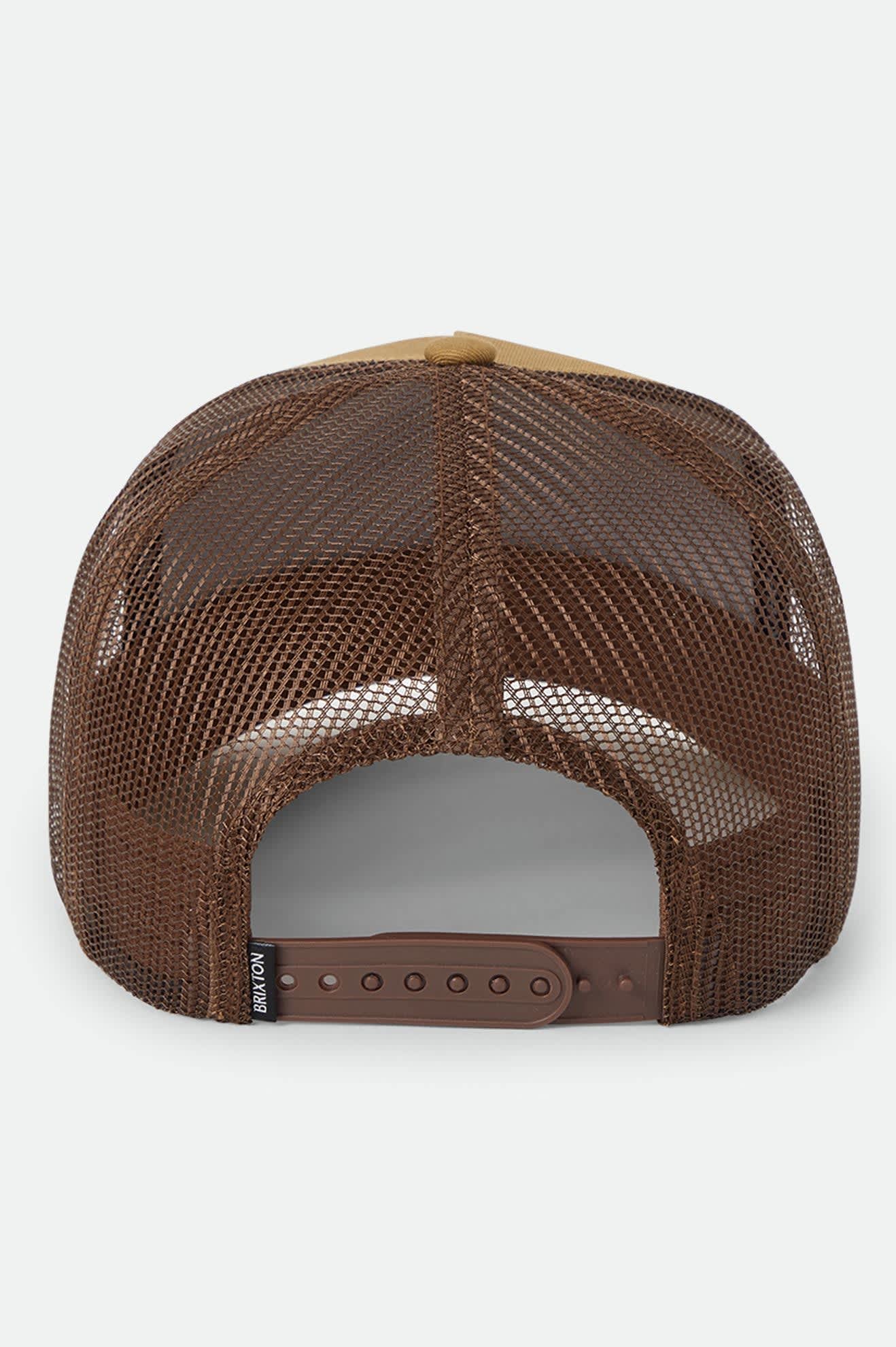 brixton-hubal-trucker-cap-dusted-ochre-mesh image 2