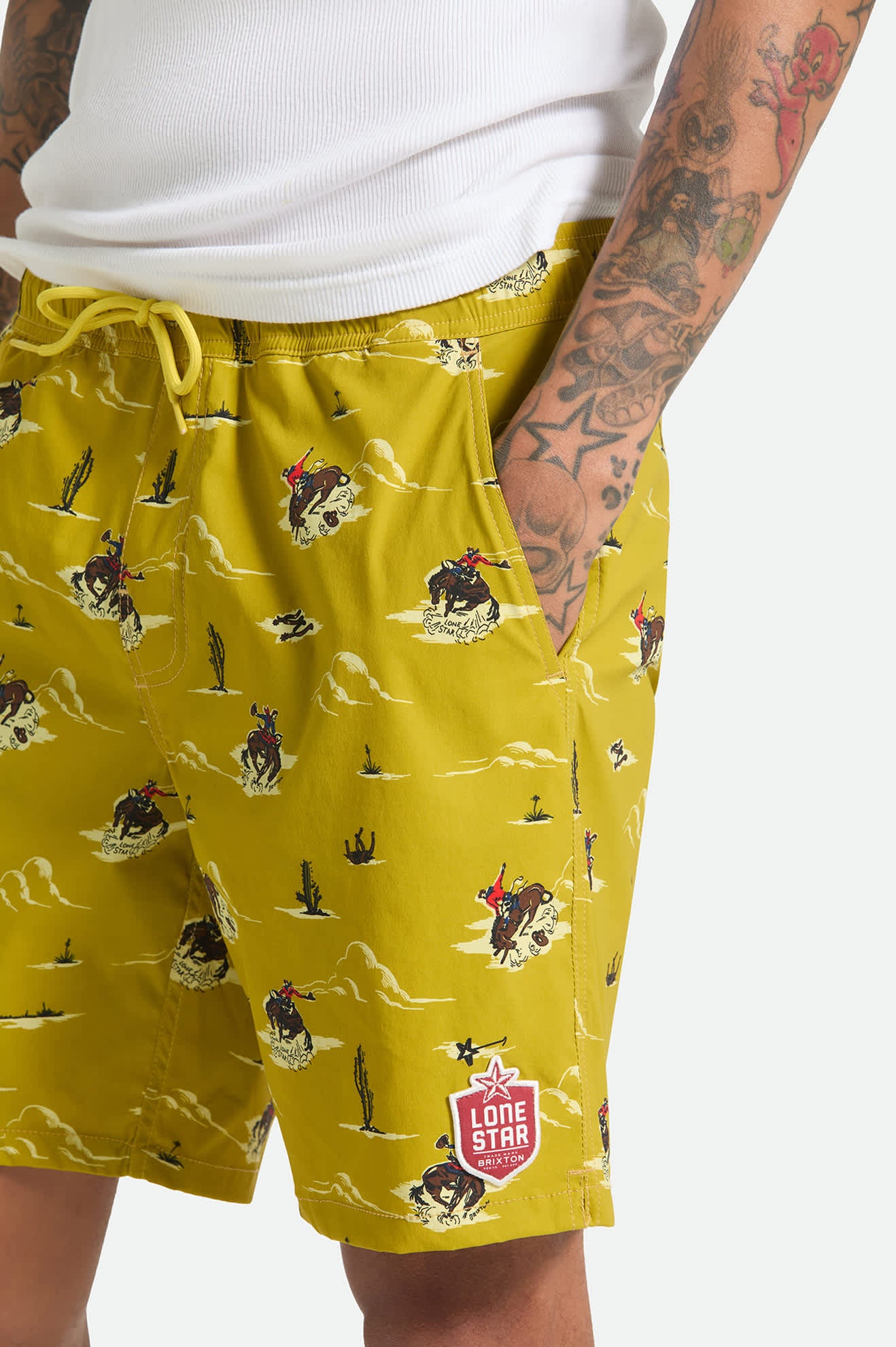 brixton-everyday-hybrid-short-7-texas-gold-boardshort image 5