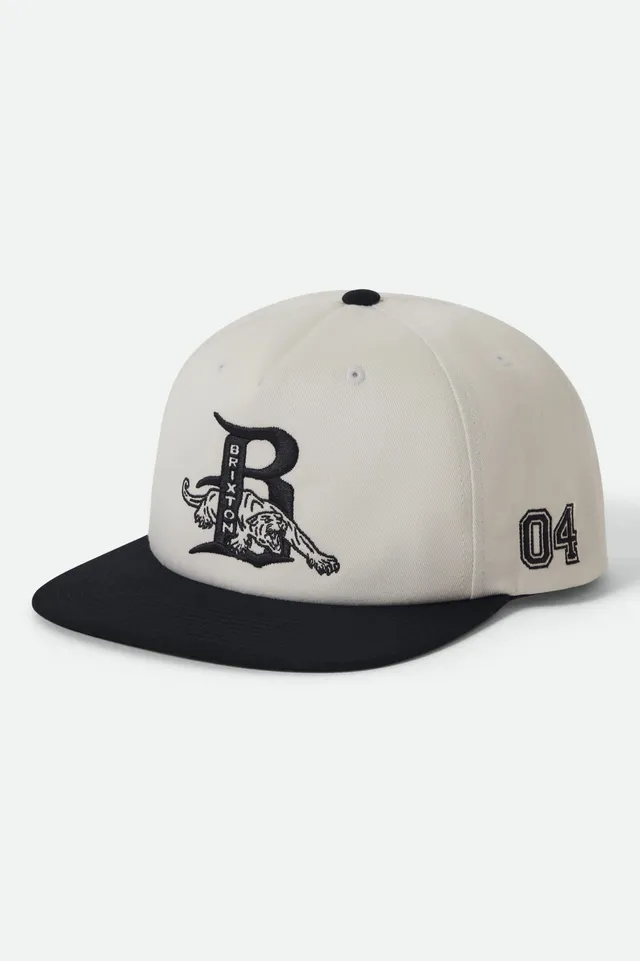 brixton-predator-snapback-cap-off-white-black-baumwolle image 1