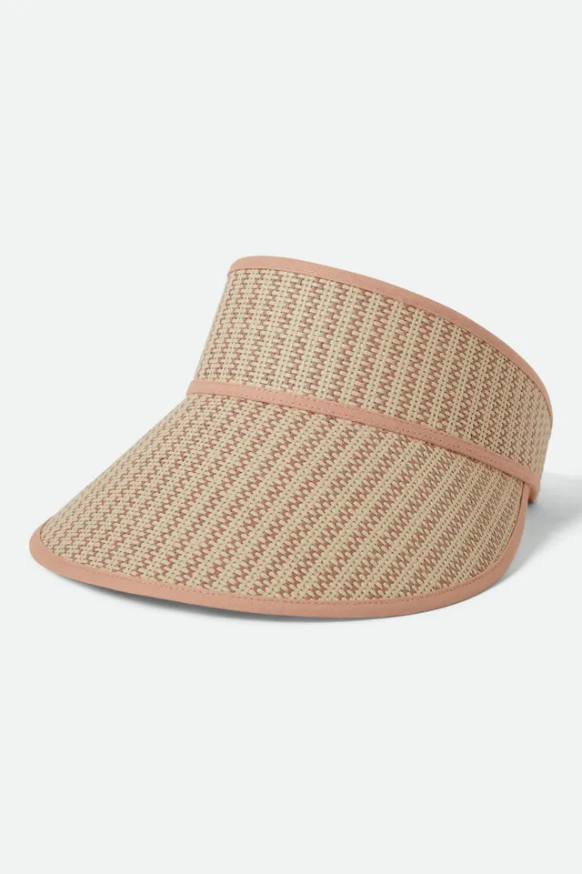 brixton-newport-straw-visor-sonnenblende-italian-clay-natural image 1