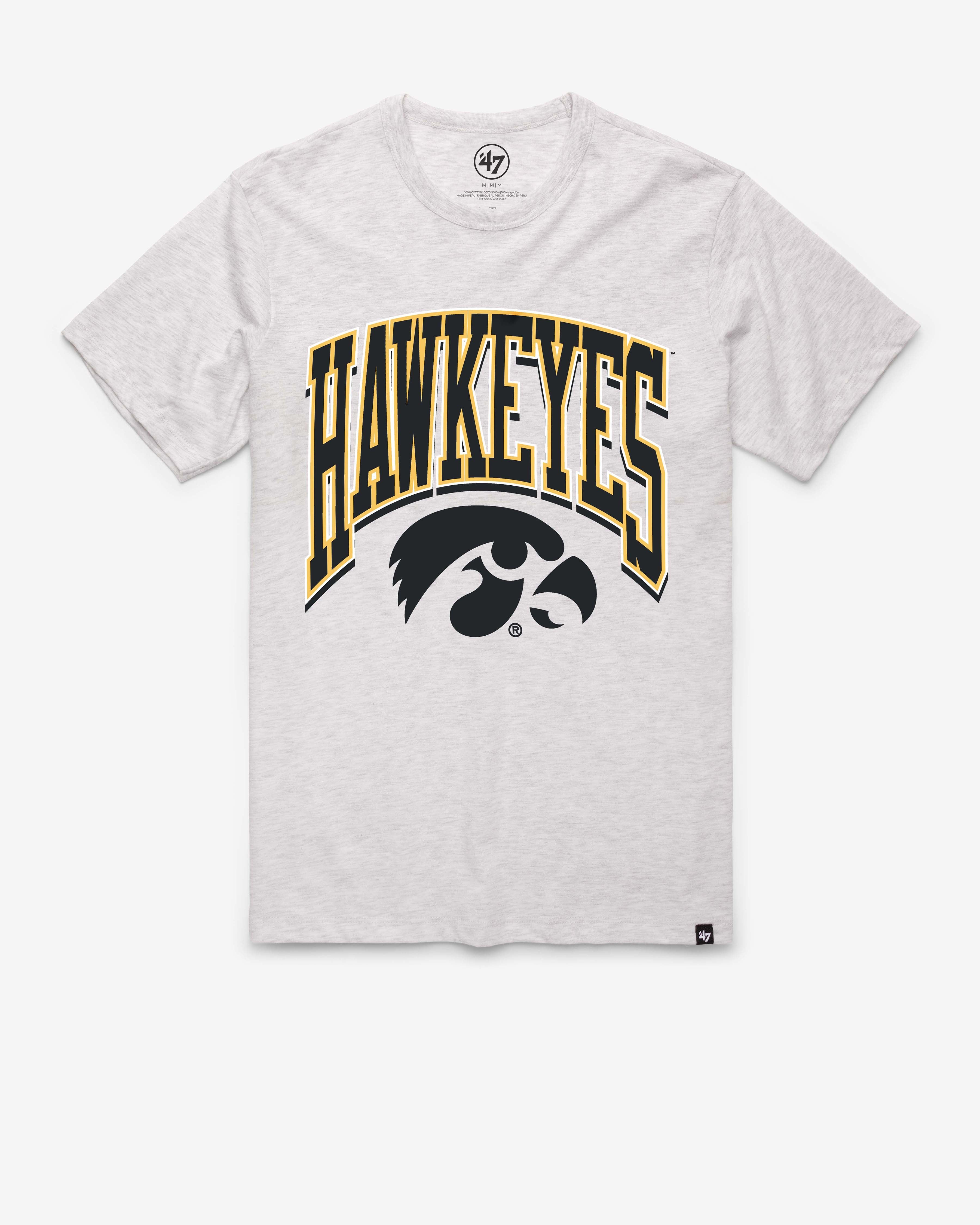 47-franklin-iowa-hawkeyes-t-shirt-relay-grey-herren image 1