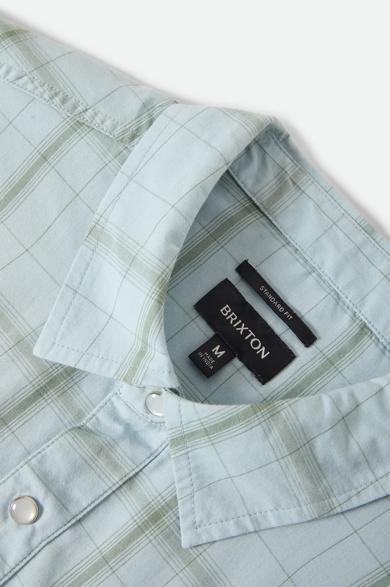 brixton-breezy-wayne-kurzarmhemd-seafoam-plaid-karo image 8