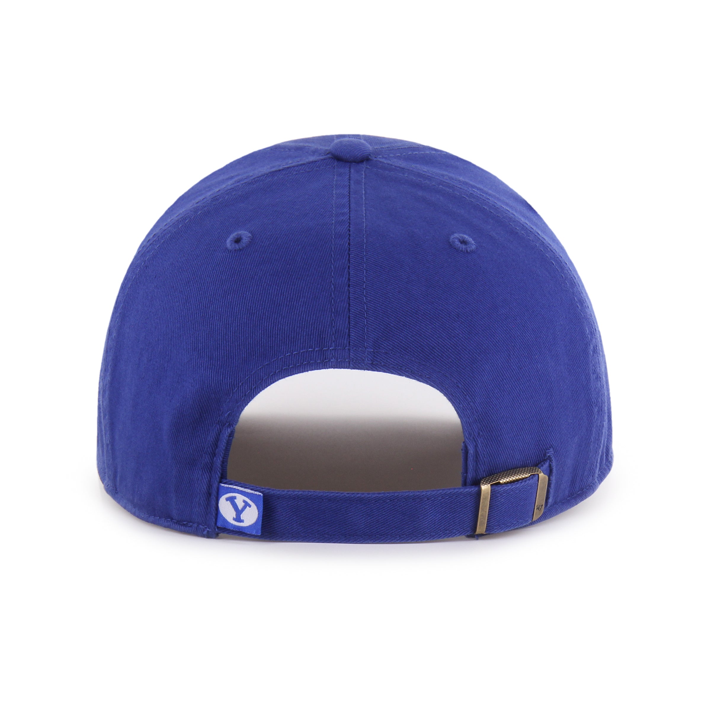 47-brand-clean-up-byu-cougars-cap-royal-baseballcap-stick image 2