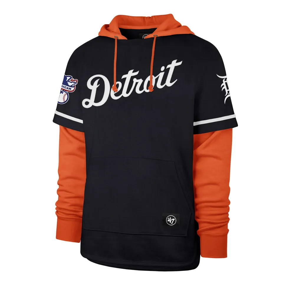 47-brand-detroit-tigers-trifecta-shortstop-hoodie-navy-baumwolle image 1