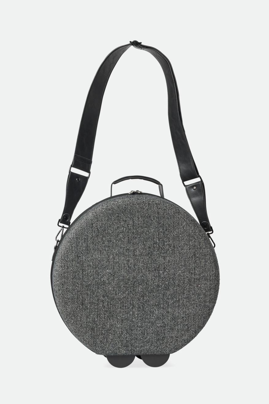 brixton-done-proper-fedora-travel-case-hutkoffer-grey-black image 3