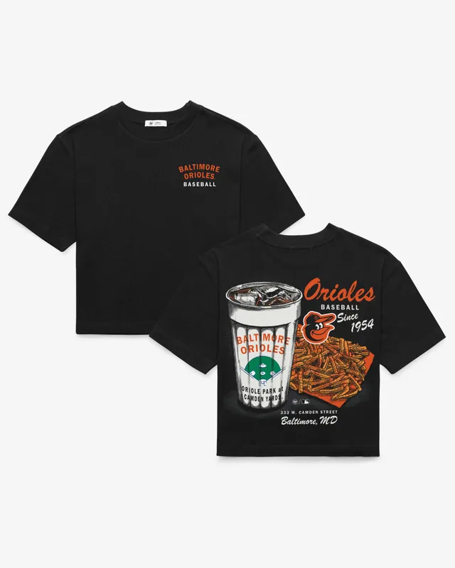 47-brand-reed-city-t-shirt-orioles-damen-schwarz-cropped image 1