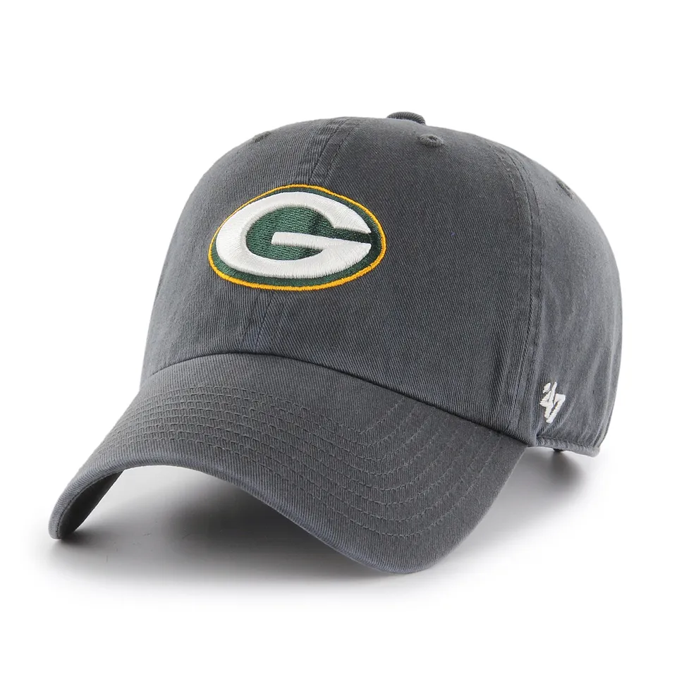 47-clean-up-green-bay-packers-cap-charcoal-verstellbar image 1