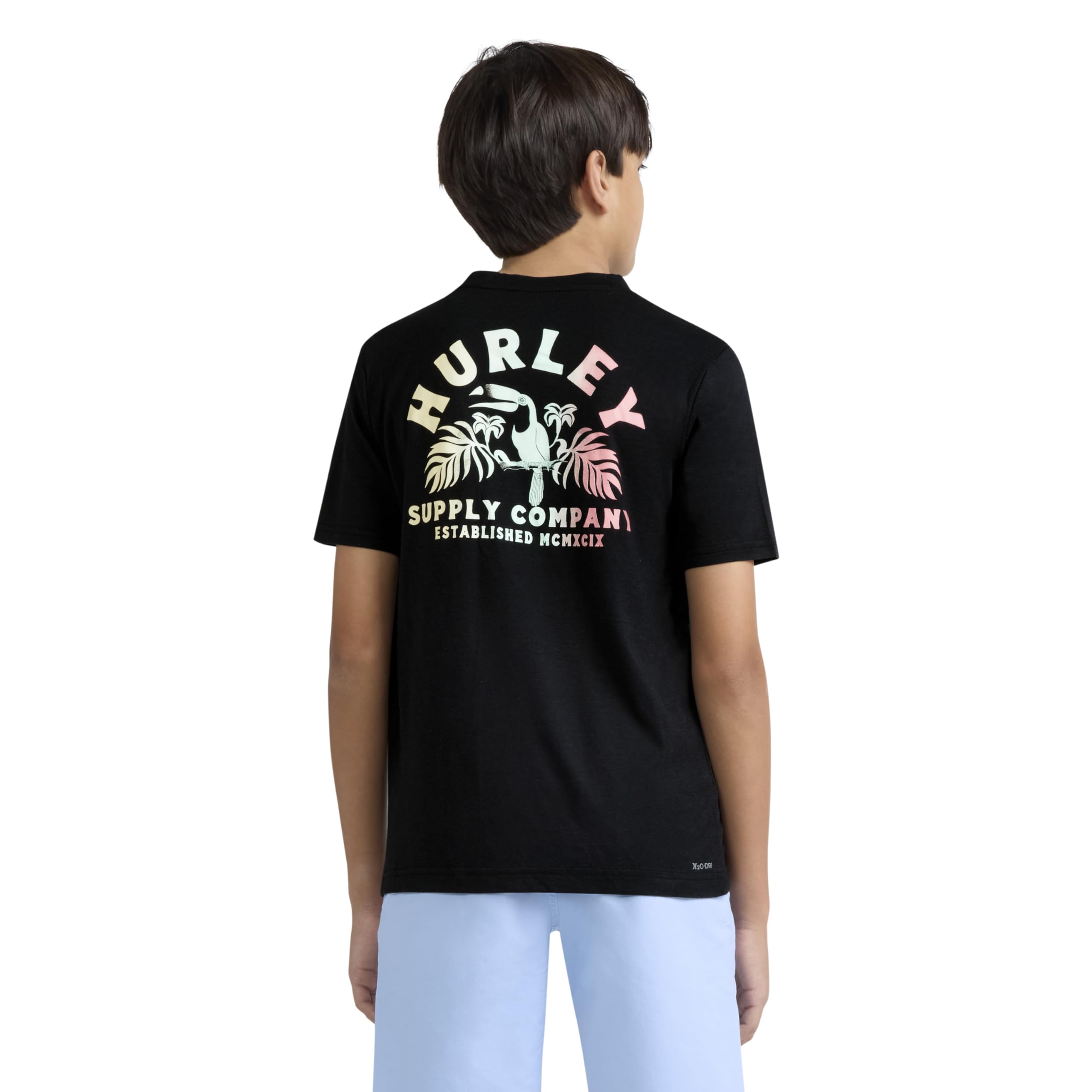 hurley-89134-grafik-t-shirt-kinder-8-10-jahre-kurzarm image 6