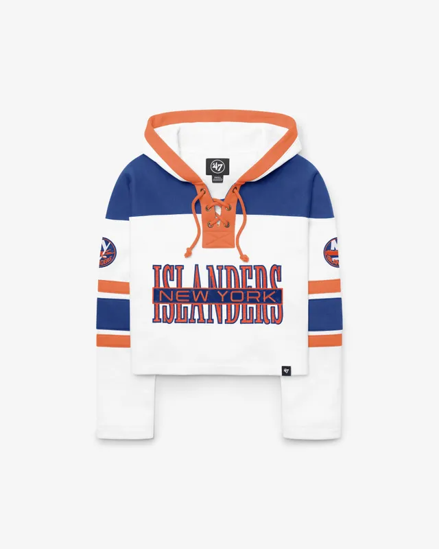 47-brand-47-lacer-islanders-hoodie-white-wash image 1