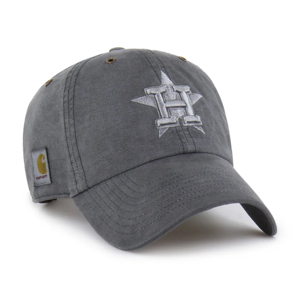 47-brand-clean-up-houston-astros-cap-carhartt-shadow-schwarz image 1