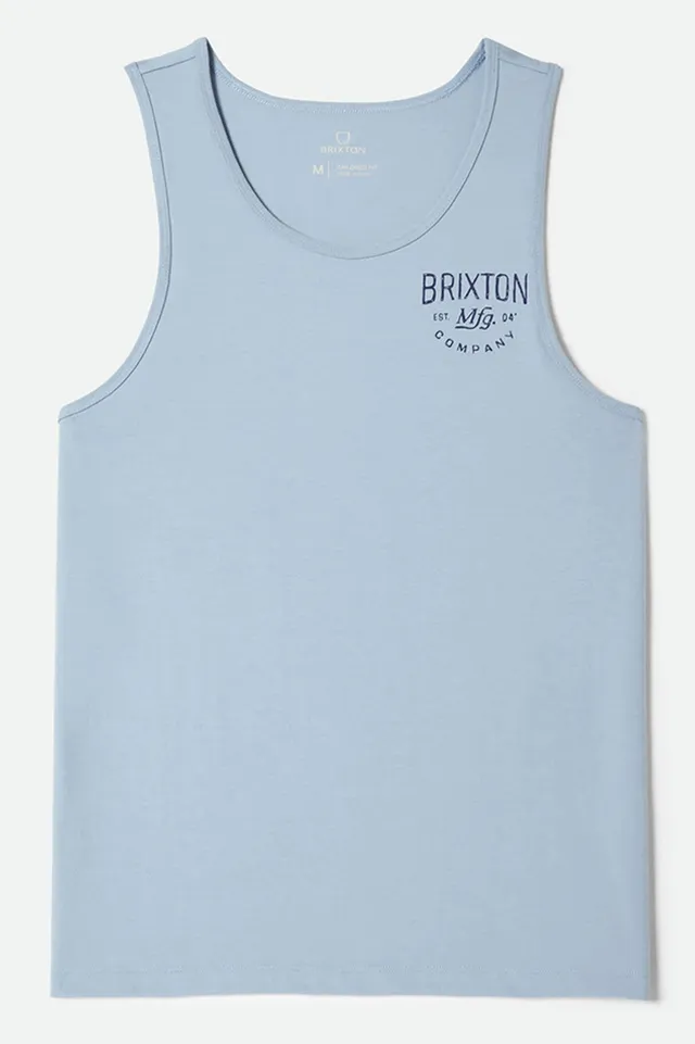 brixton-fremont-tank-top-dusty-blue-herren-gr-s-xxl image 1