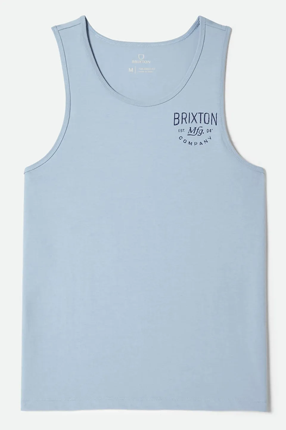 brixton-fremont-tank-top-dusty-blue-herren-gr-s-xxl image 1