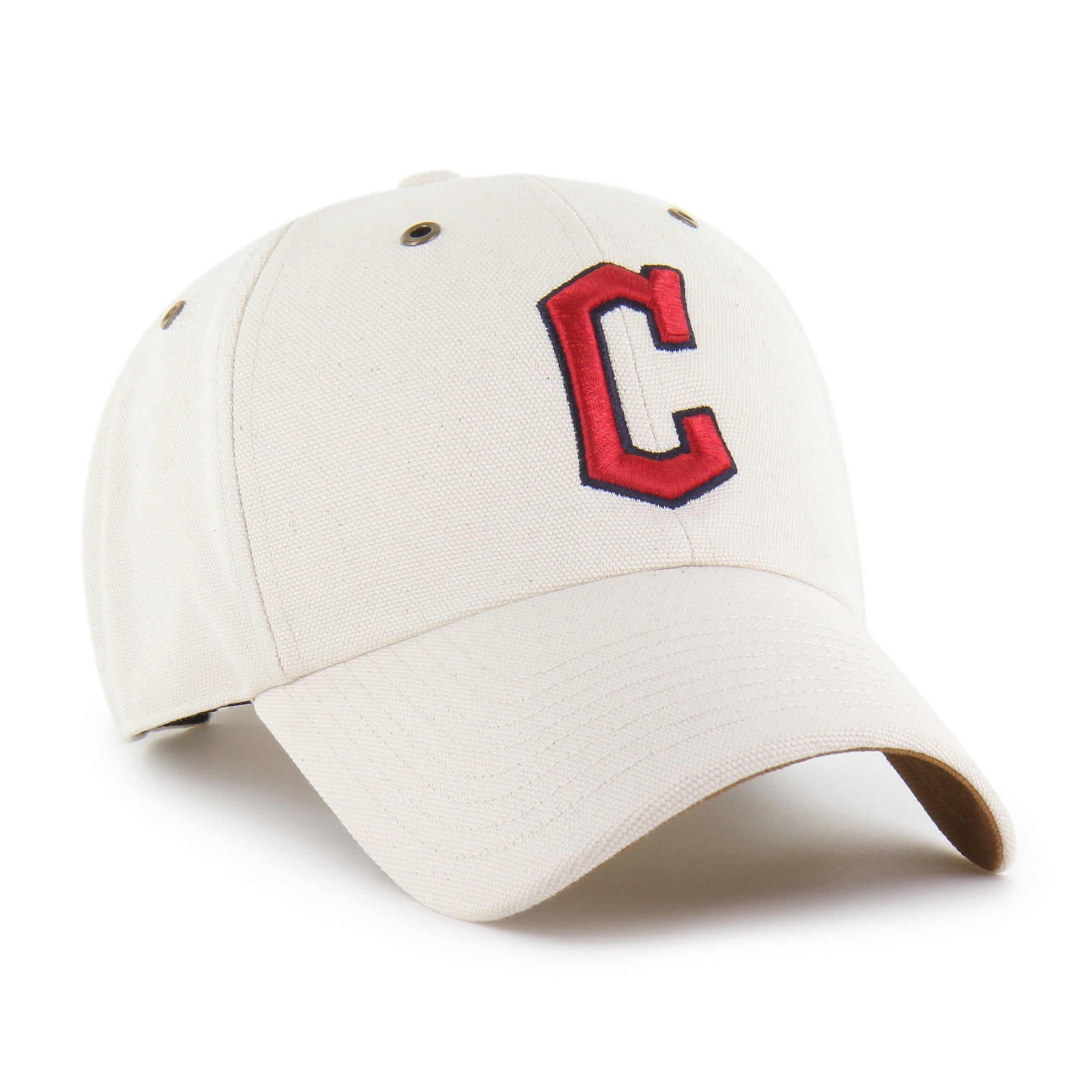 47-clean-up-cleveland-guardians-cap-natural-carhartt-duck image 4