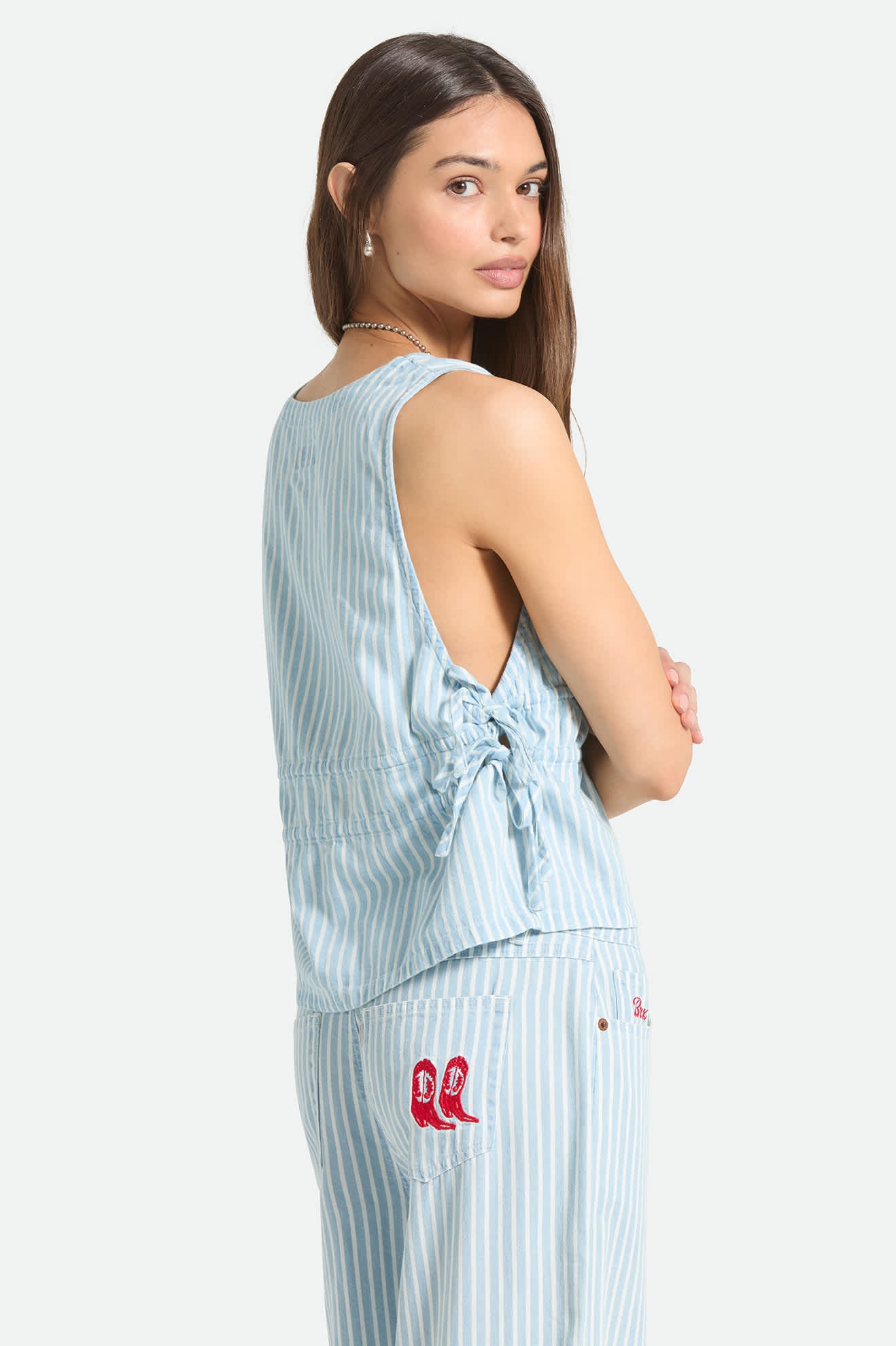 brixton-bells-top-two-boot-stripe-baumwolle-v-ausschnitt image 3