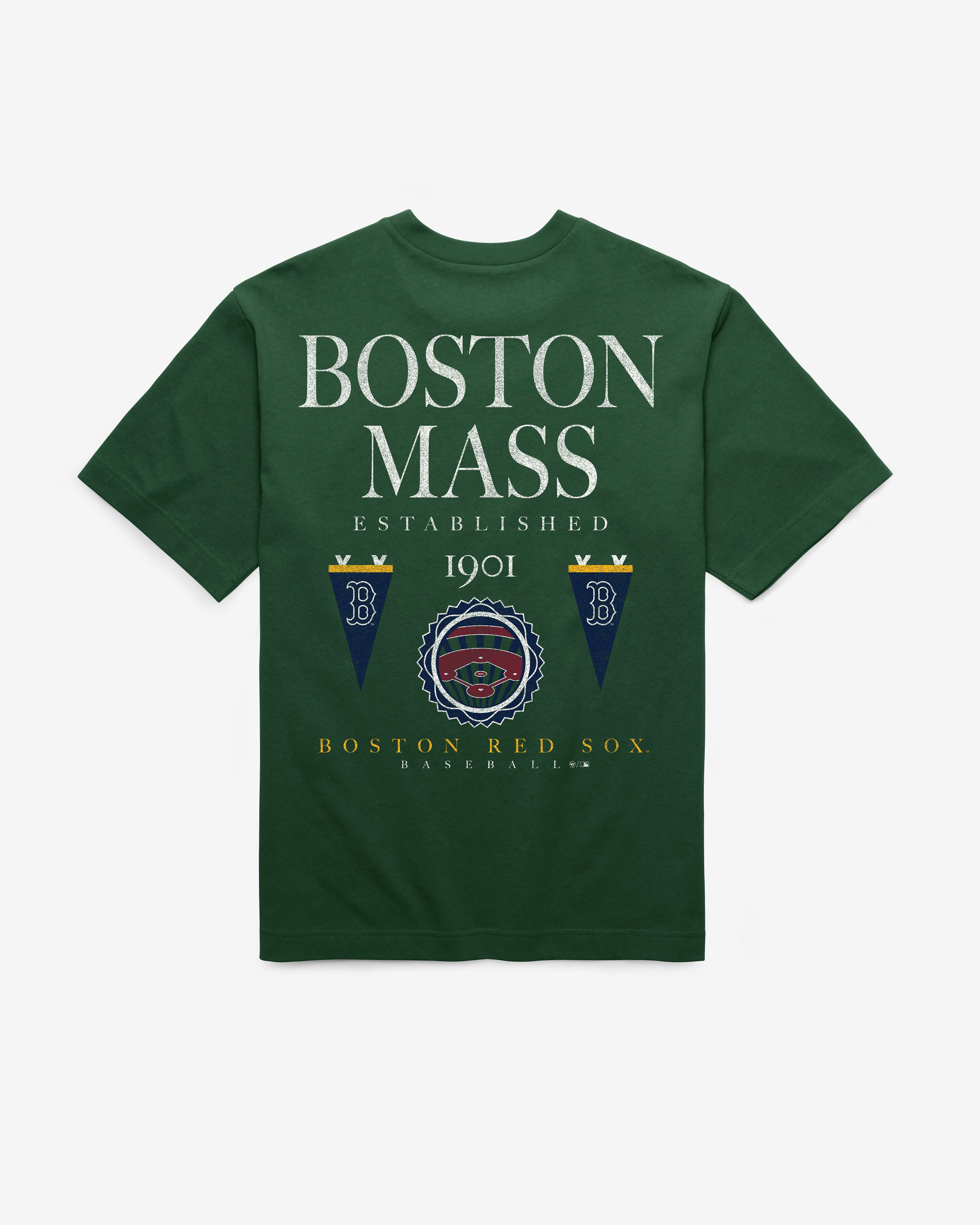 47-brand-boston-red-sox-city-point-t-shirt-dunkelgr-n image 3