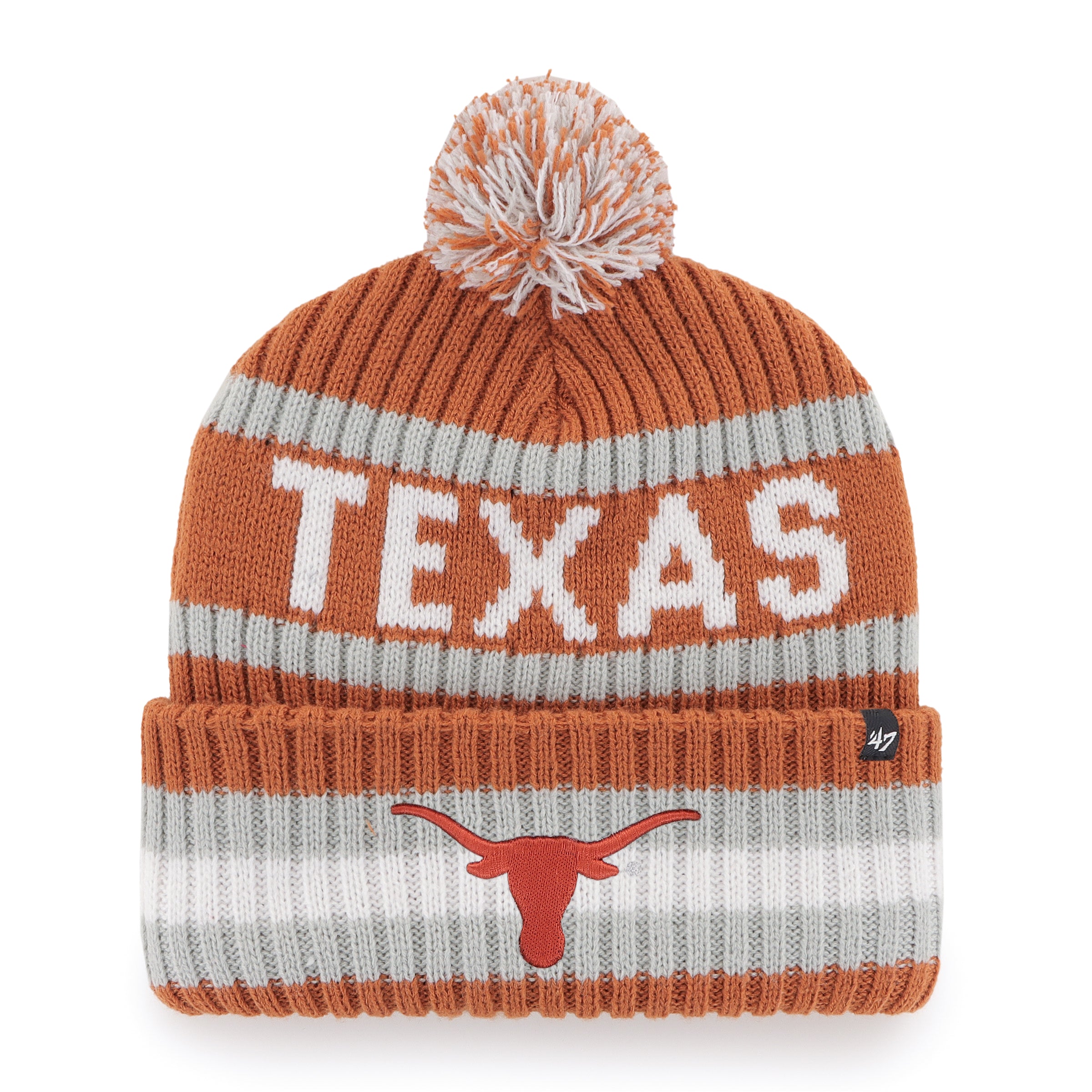 47-brand-bering-cuff-knit-m-tze-texas-longhorns-orange image 1