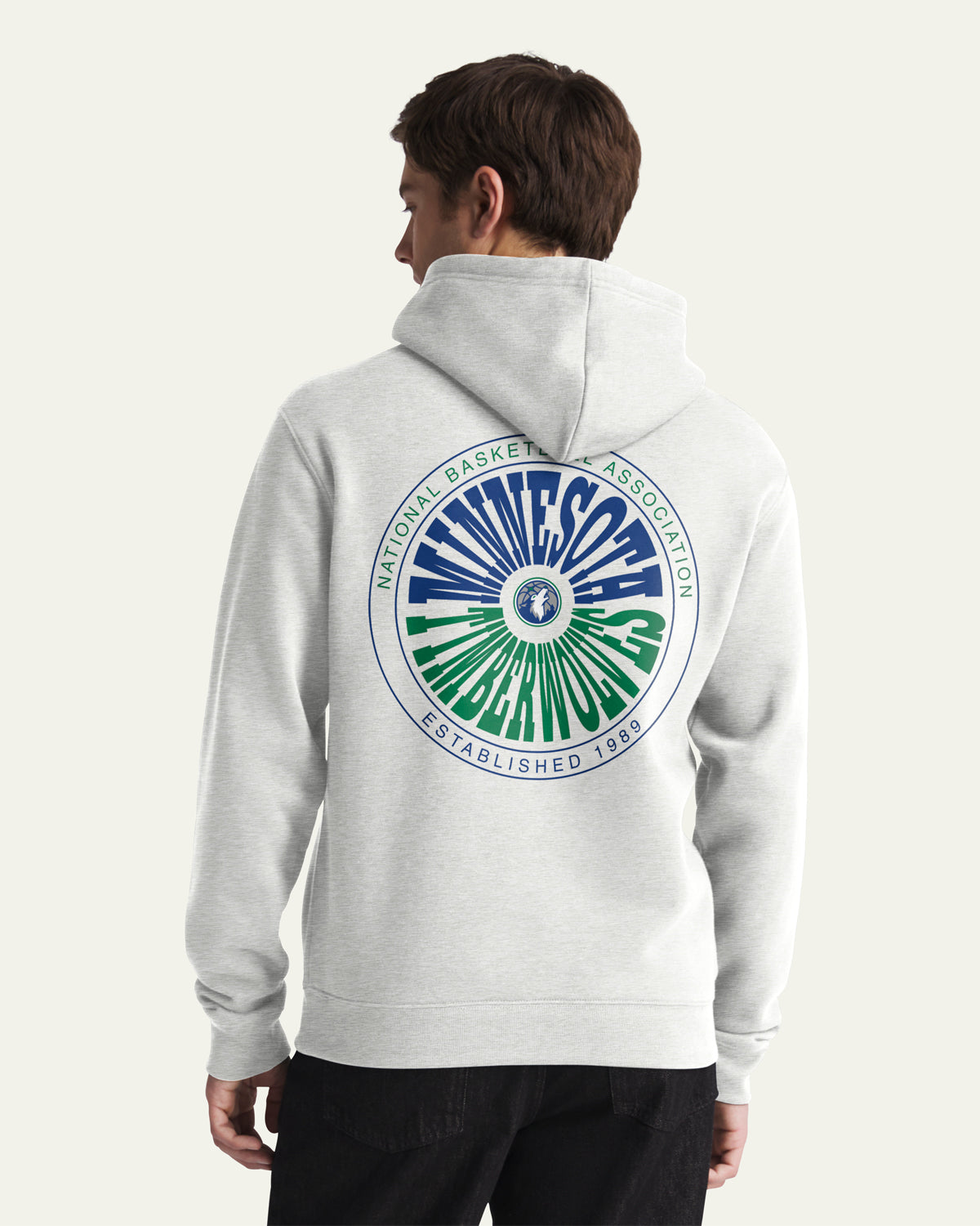47-brand-timberwolves-warpstyle-hoodie-relay-grey image 1