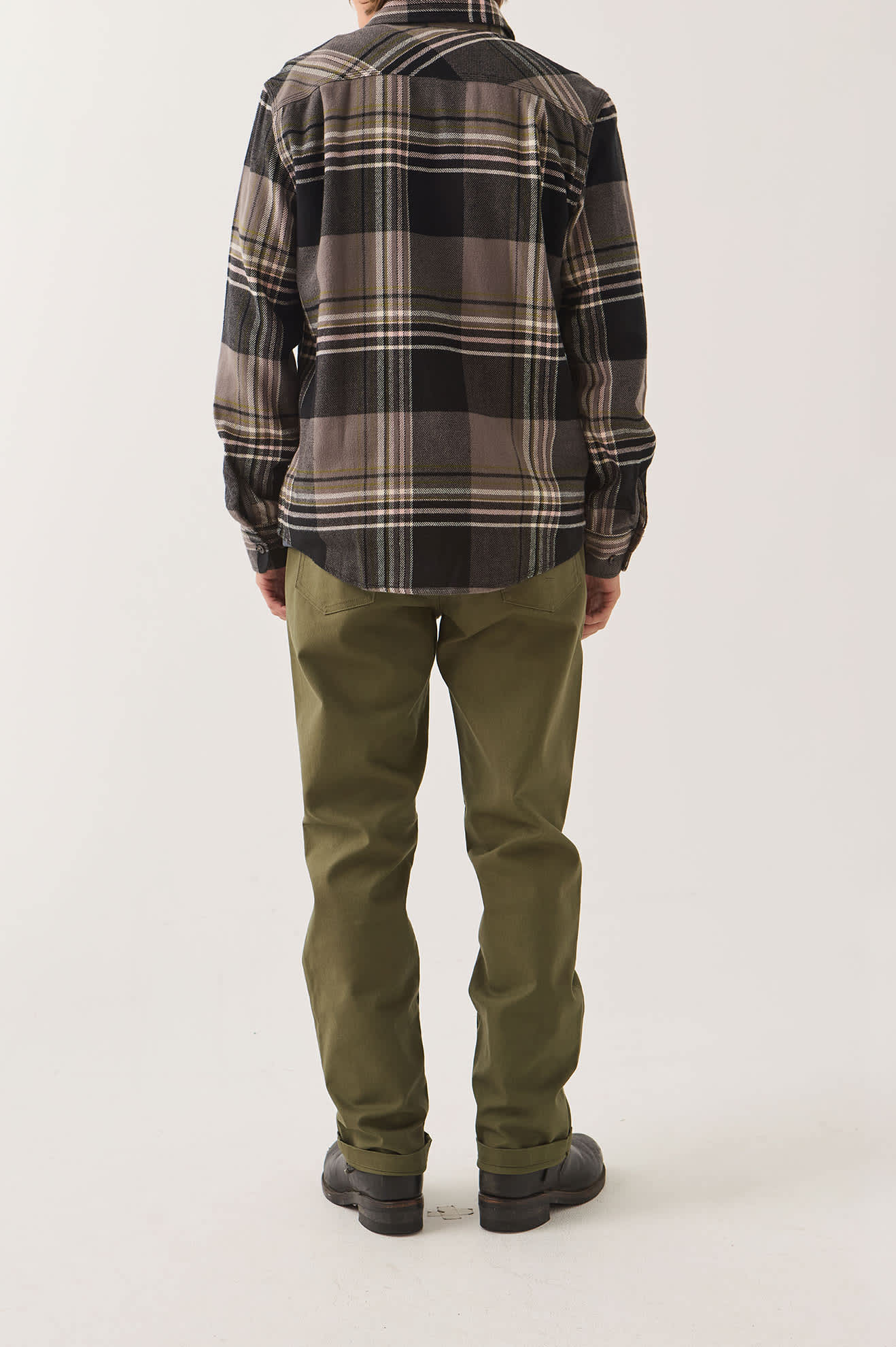 brixton-builders-5-pocket-hose-dark-olive-stretch image 6