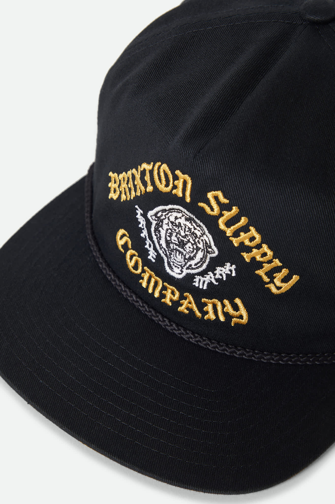 brixton-morado-snapback-cap-schwarz-tiger-baumwolle image 3