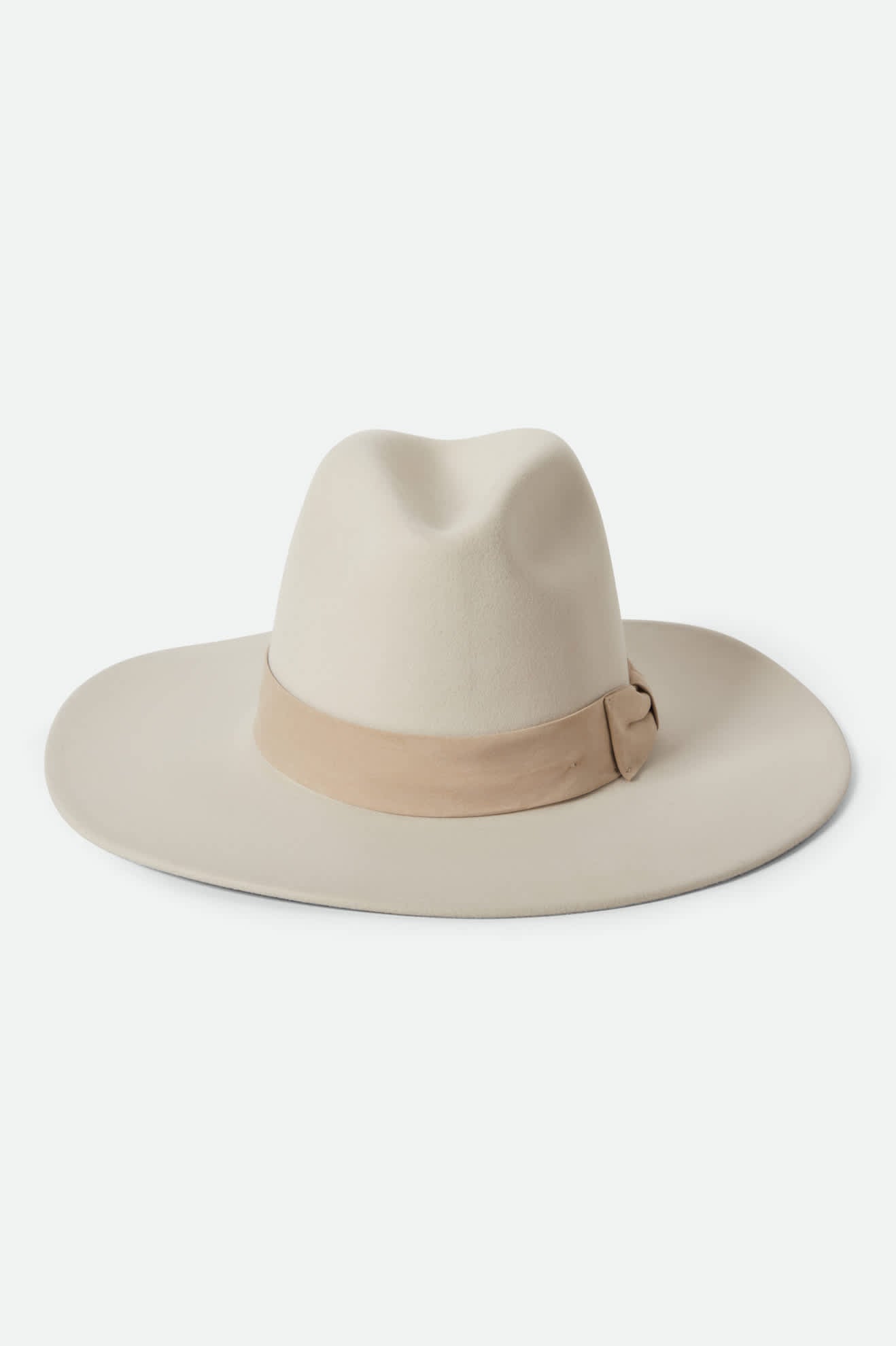 brixton-layton-comfort-fedora-filzhut-dove-sand-wolle image 2