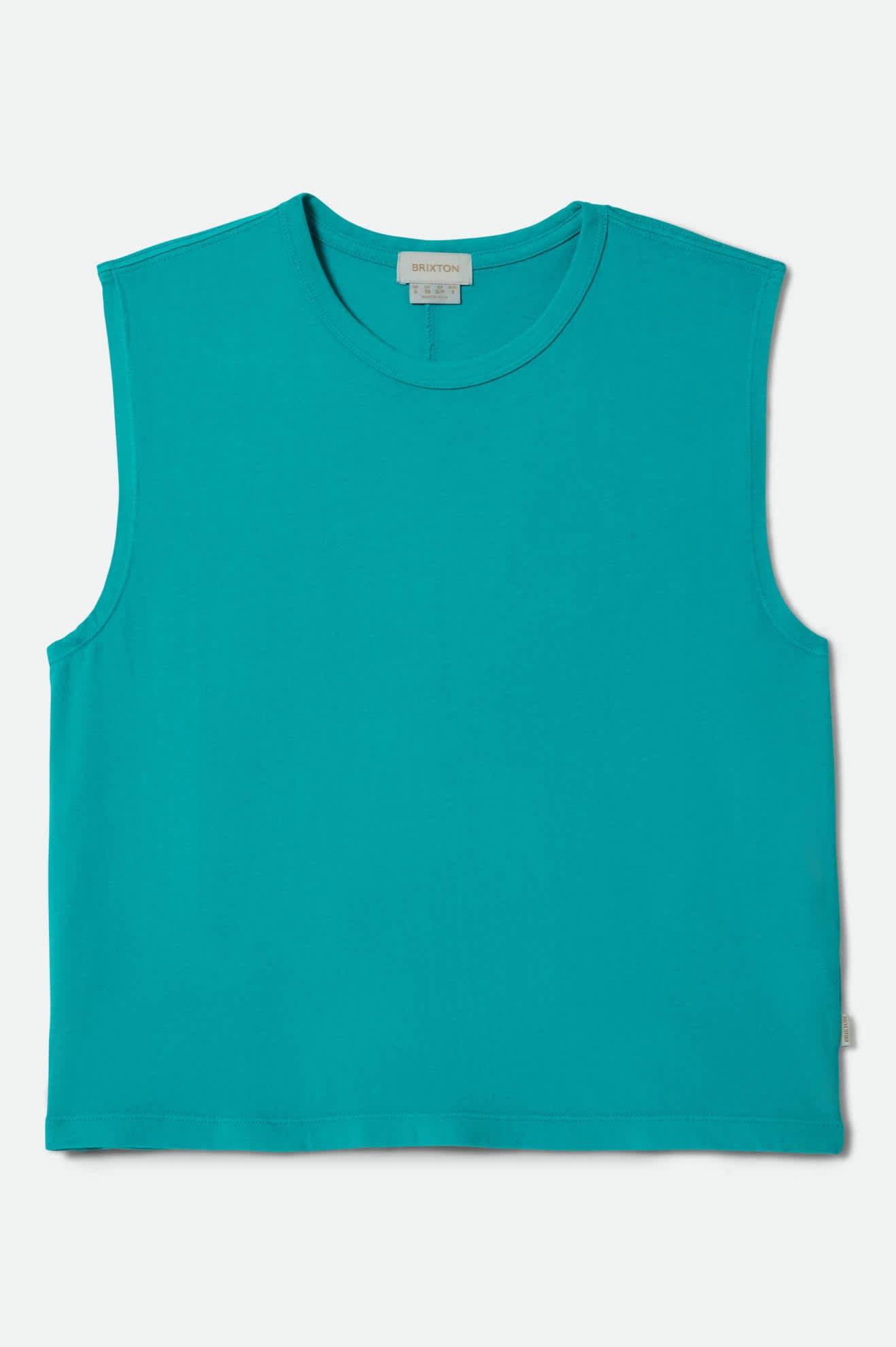 brixton-carefree-muscle-tank-retro-green-bio-baumwolle image 2