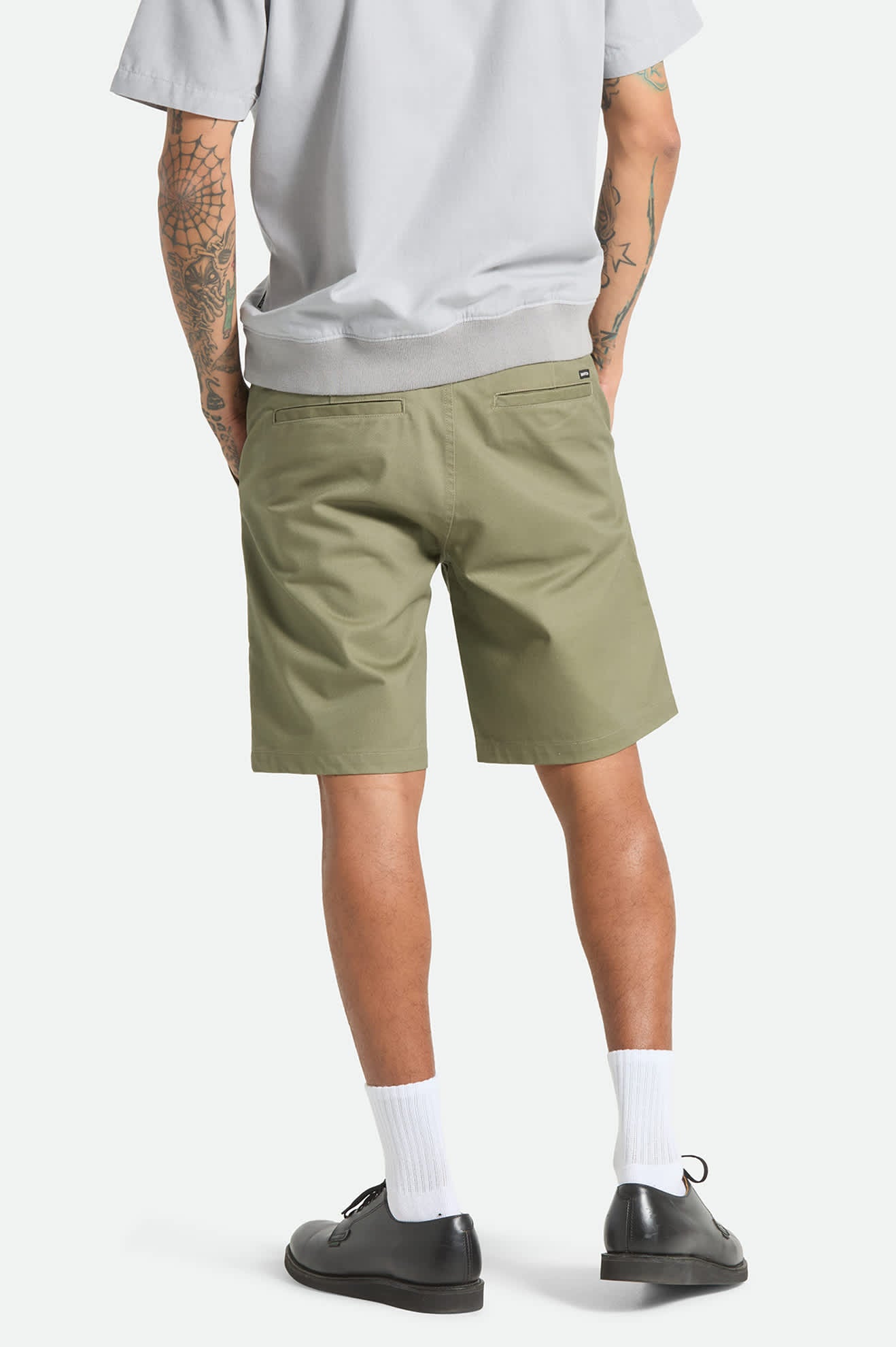 brixton-santo-chino-short-olive-surplus-stretch image 4