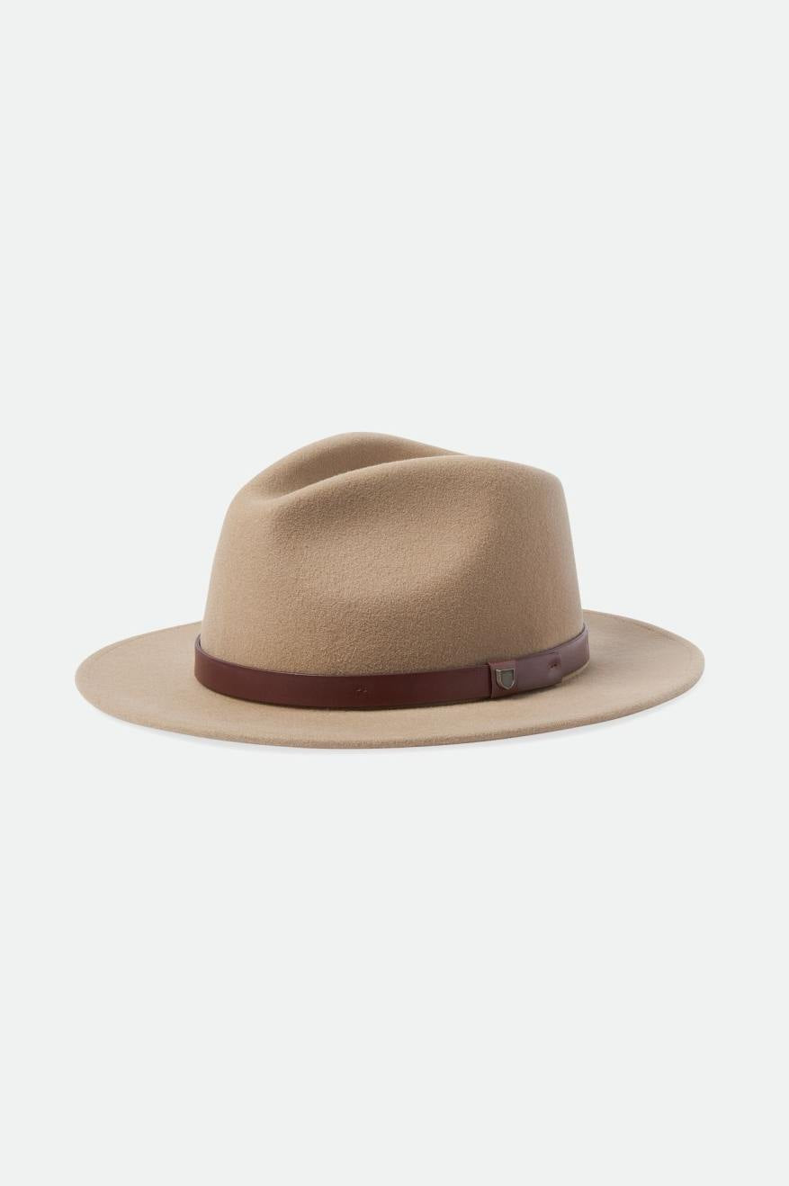 brixton-messer-fedora-hut-sand-wollfilz-beige image 1