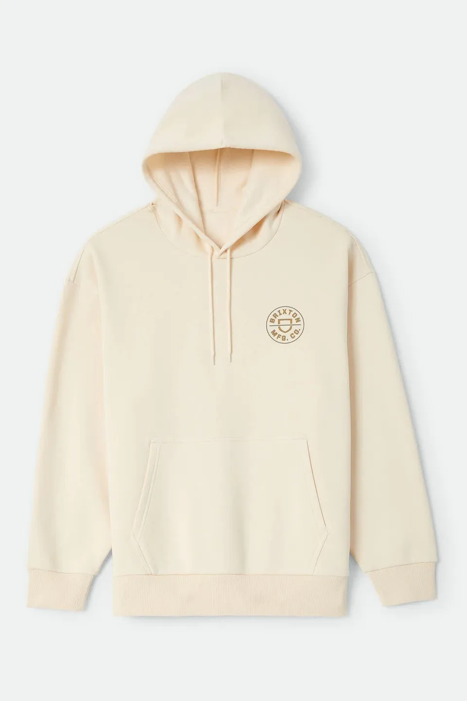 brixton-crest-ii-hood-hoodie-whitecap-baumwollfleece image 1