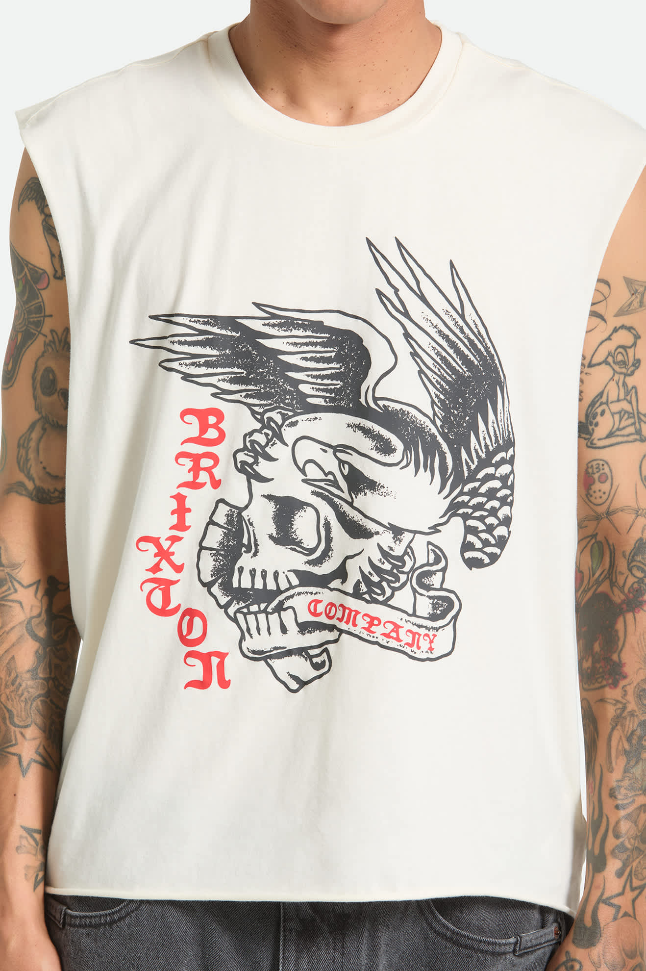 brixton-wolcott-boxy-muscle-tank-off-white-print image 5