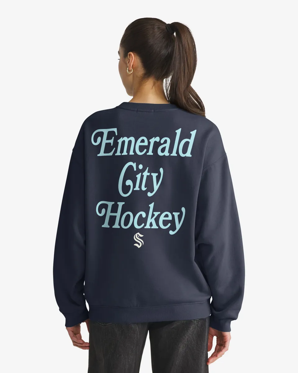 47-headline-crew-seattle-kraken-shout-it-out-sweatshirt-navy image 1