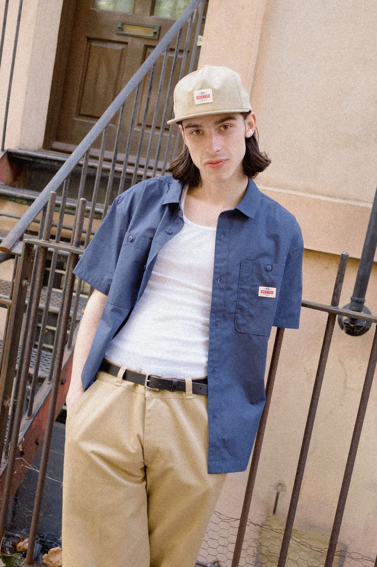 brixton-trademark-cap-british-khaki-verstellbar image 2