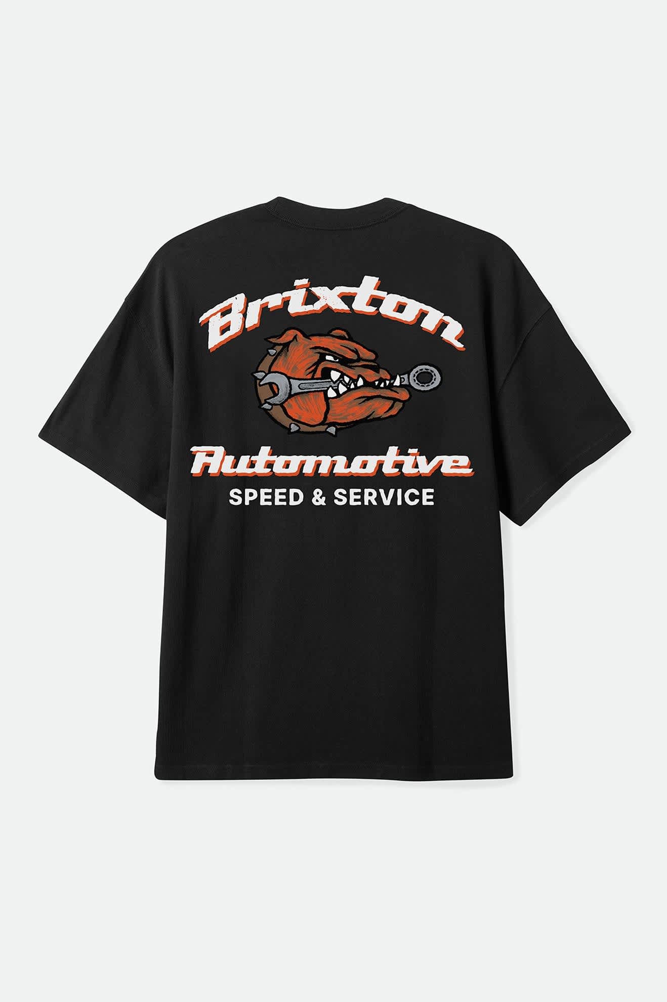 brixton-brewster-oversized-t-shirt-schwarz-baumwolle image 5