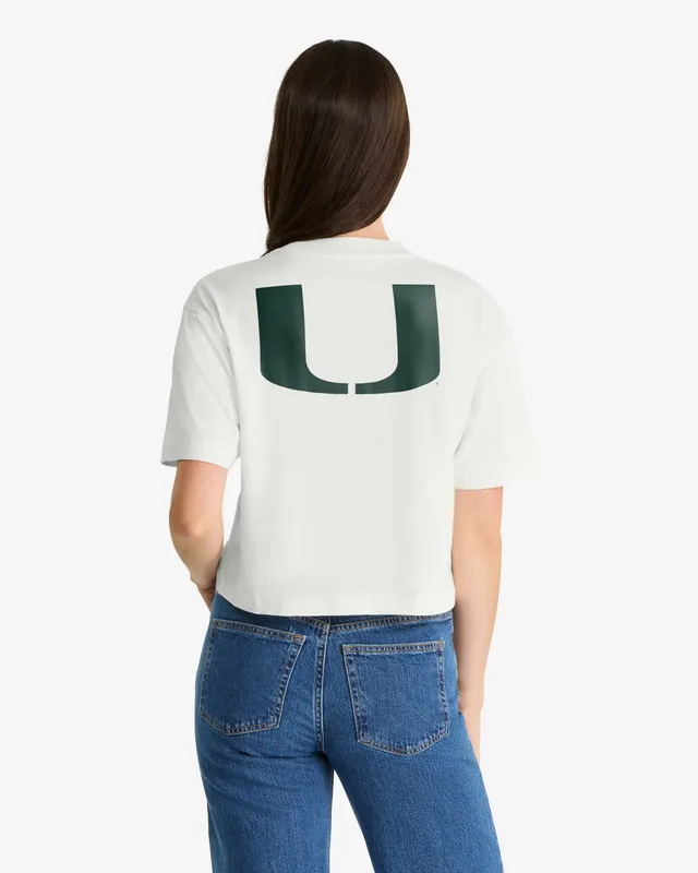 47-reed-city-miami-hurricanes-cropped-tee-sandstone-damen image 1