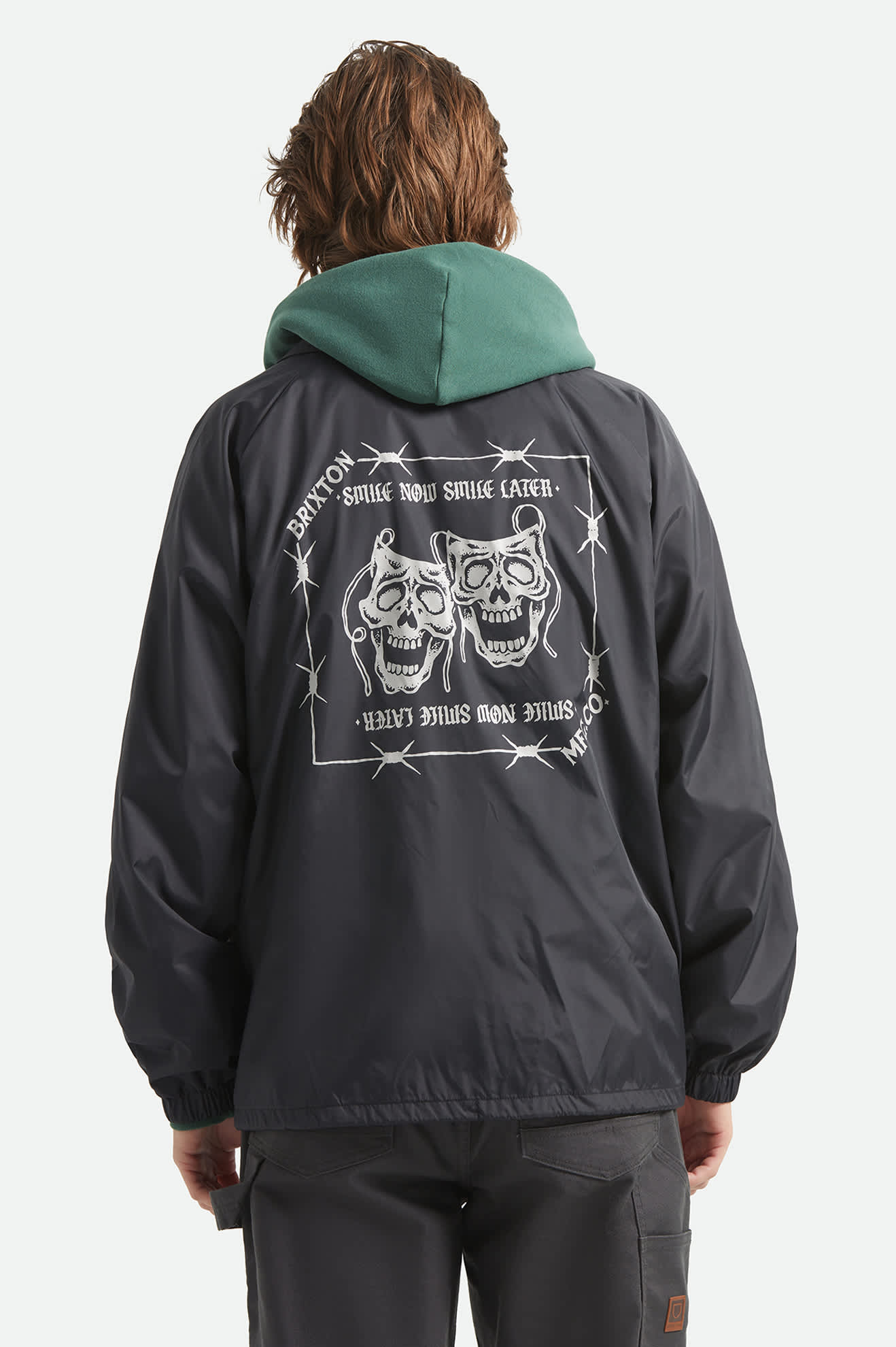 brixton-watchman-lightweight-coaches-jacke-schwarz-leicht image 5