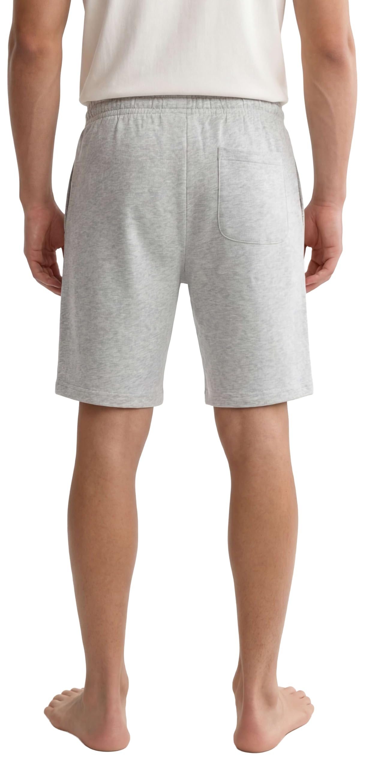 hurley-boxed-logo-fleece-shorts-herren-sweatshorts-grau-l image 2