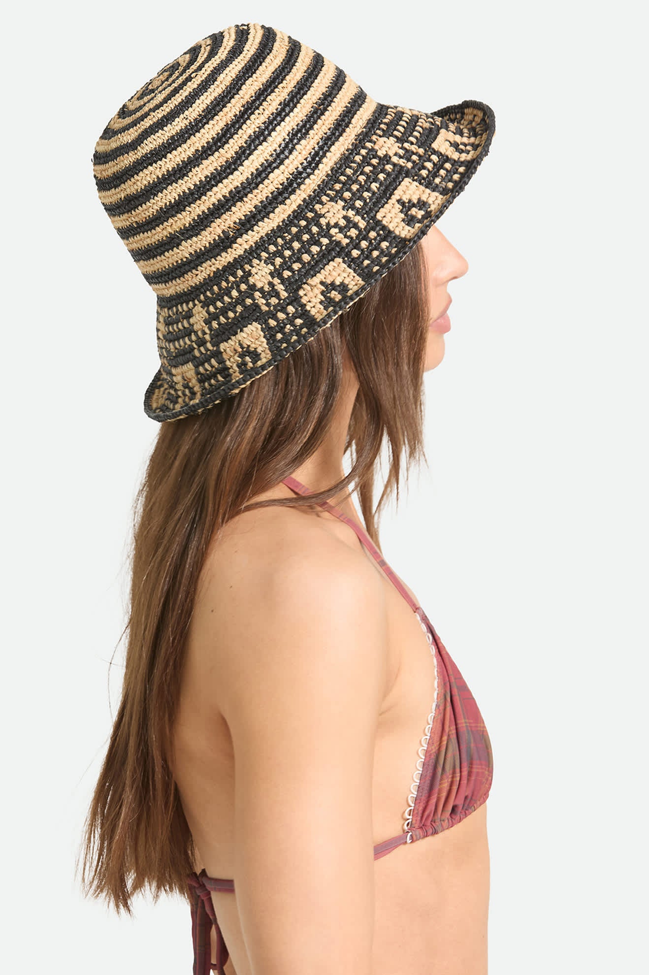 brixton-redding-bucket-hat-black-strohhut-packbar image 3