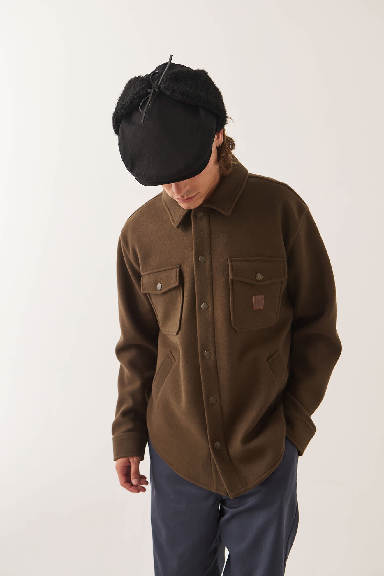 brixton-durham-felted-stretch-jacke-walnut-brown image 3