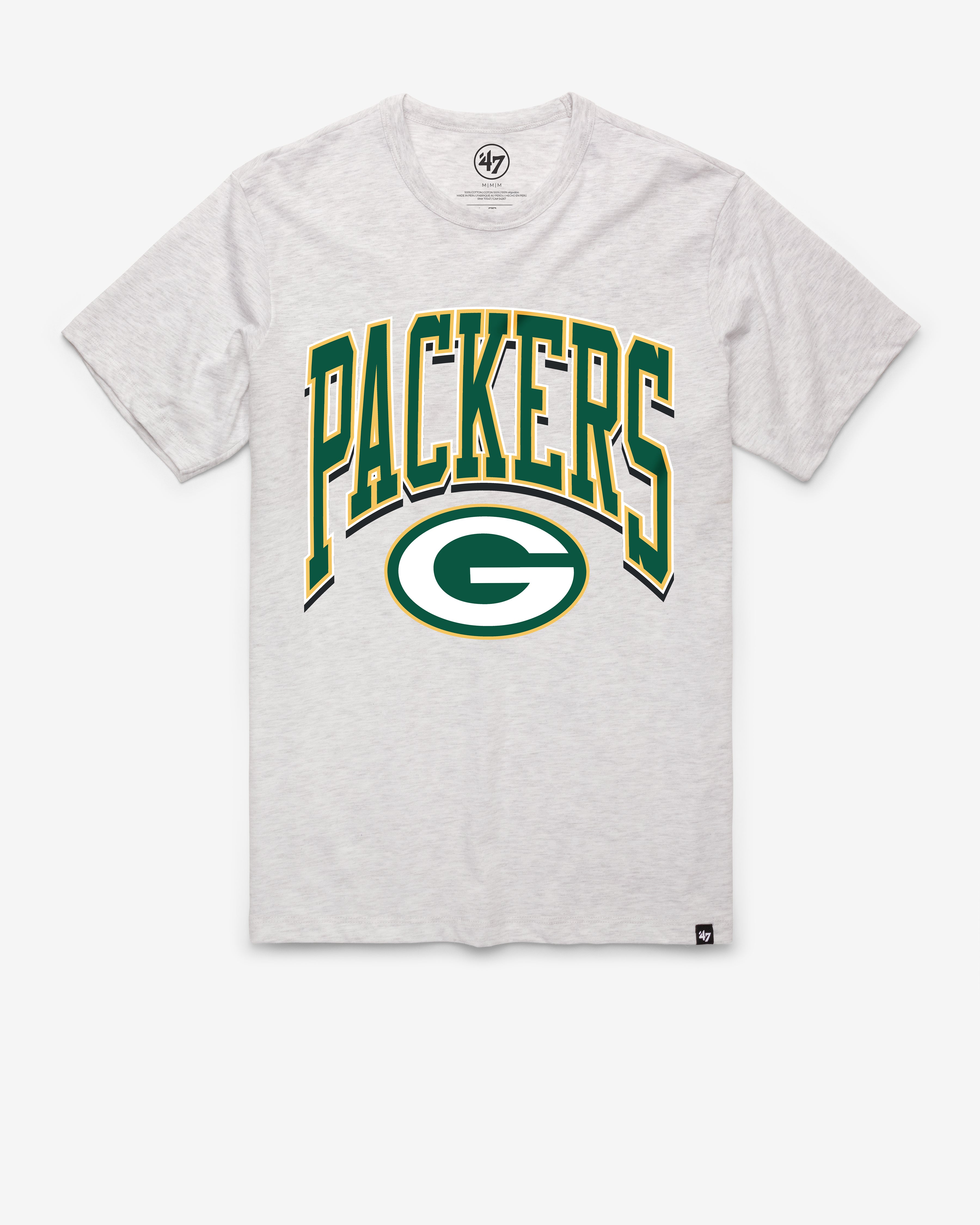 47-franklin-tee-green-bay-packers-walk-tall-t-shirt-grau image 1