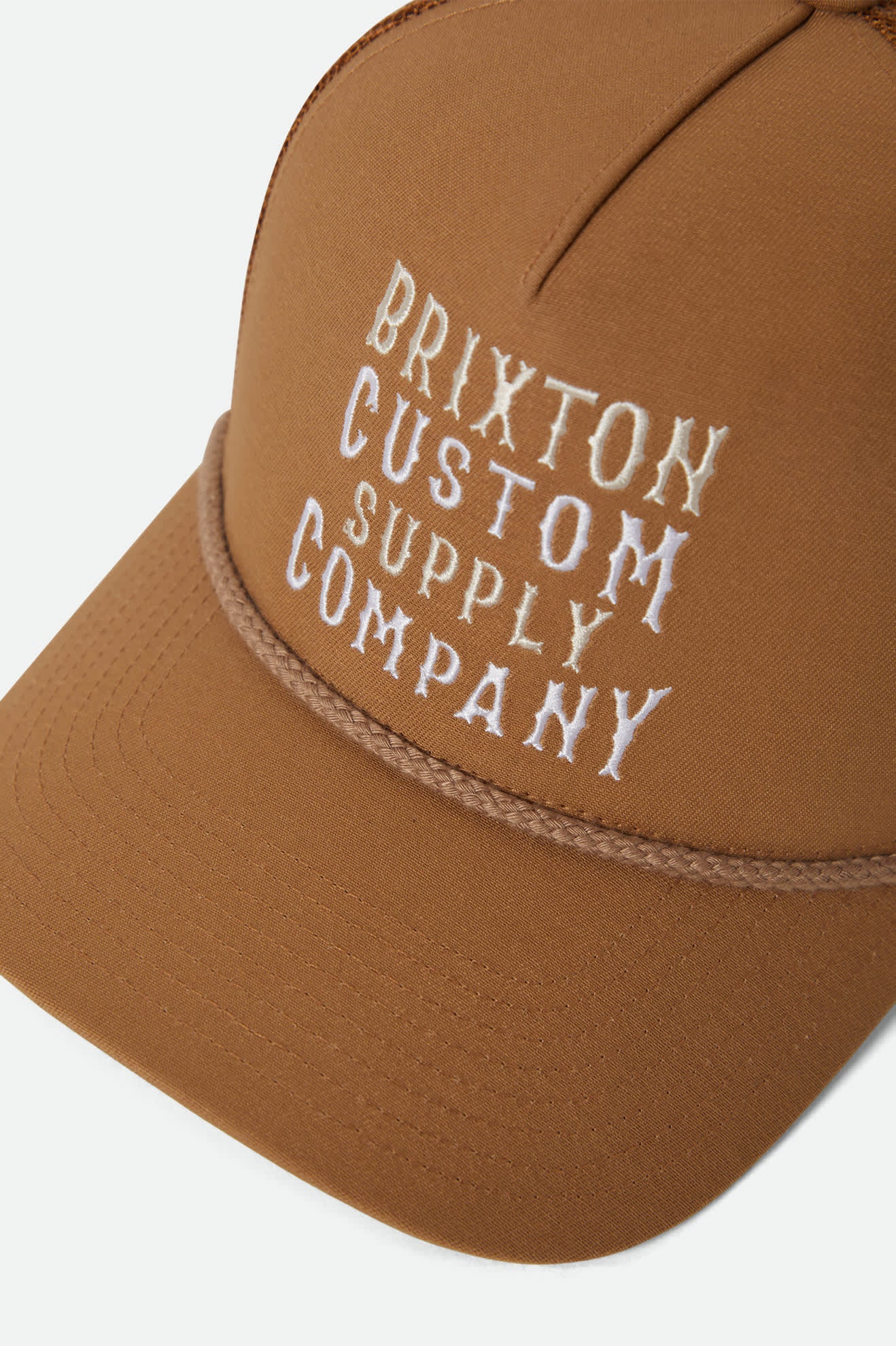 brixton-wheaton-netplus-trucker-cap-copper-poly-baumwolle-netz image 3