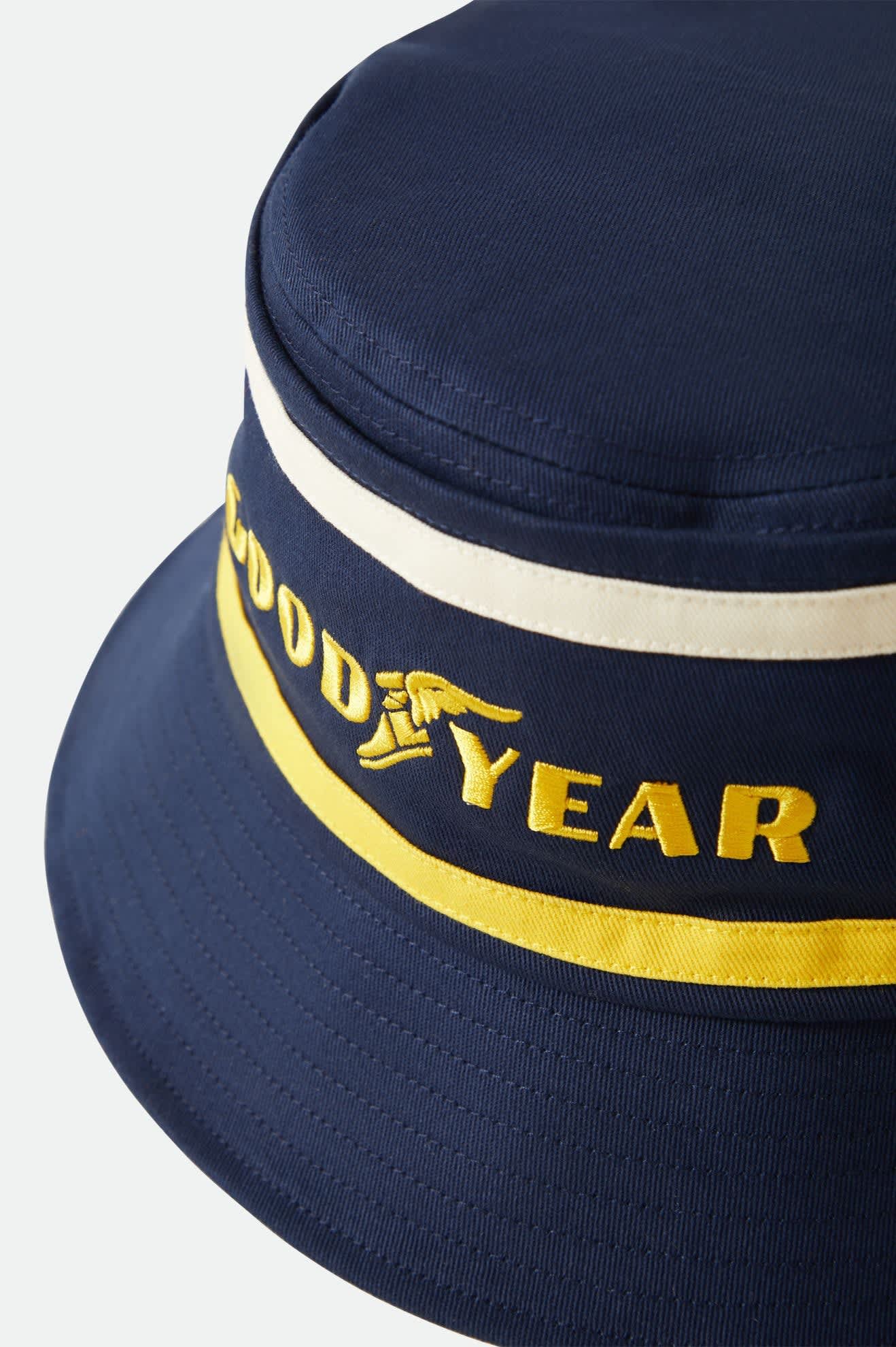 brixton-goodyear-service-bucket-hat-navy-fischerhut image 5