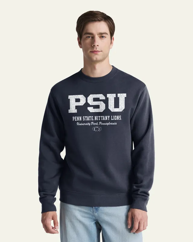 47-brand-everyday-crew-penn-state-sweatshirt-navy-baumwoll-fleece image 1