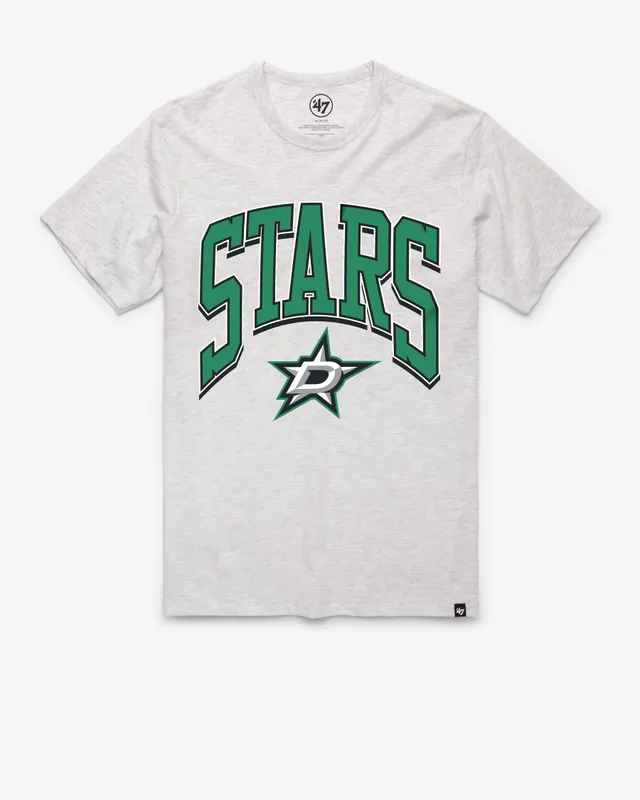 47-brand-dallas-stars-walk-tall-franklin-t-shirt-relay-grey-vintage image 1