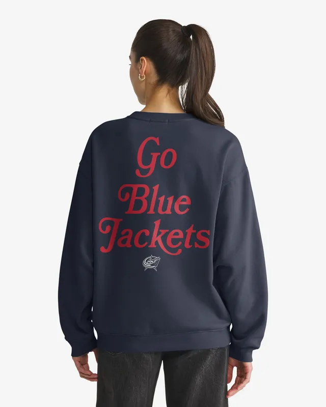 47-headline-crew-columbus-blue-jackets-sweatshirt-damen-navy image 1