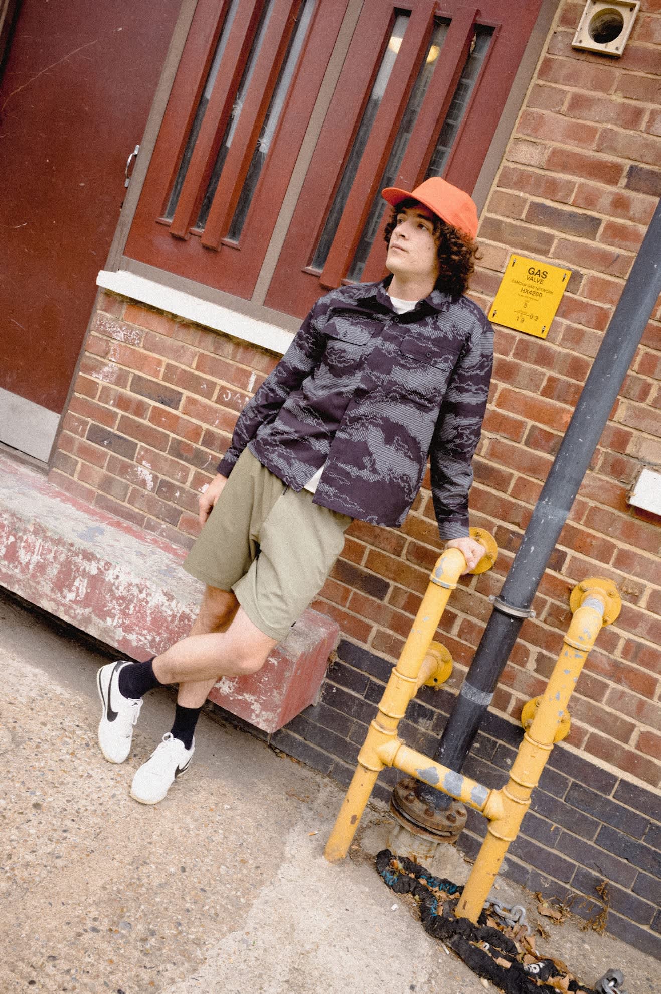 brixton-alpha-journey-adjustable-cap-bright-orange image 5
