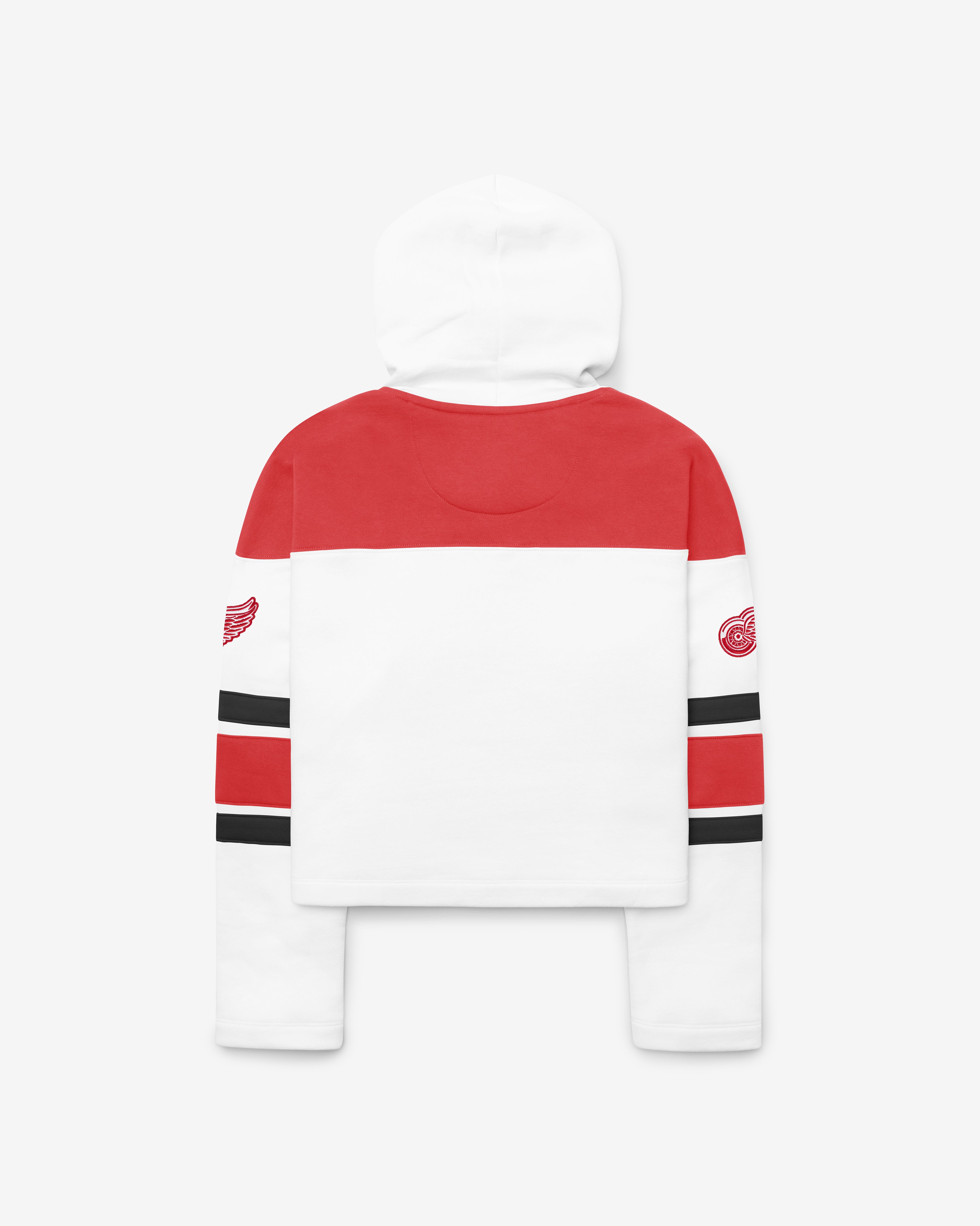 47-lacer-detroit-red-wings-hoodie-white-wash-fleece image 2