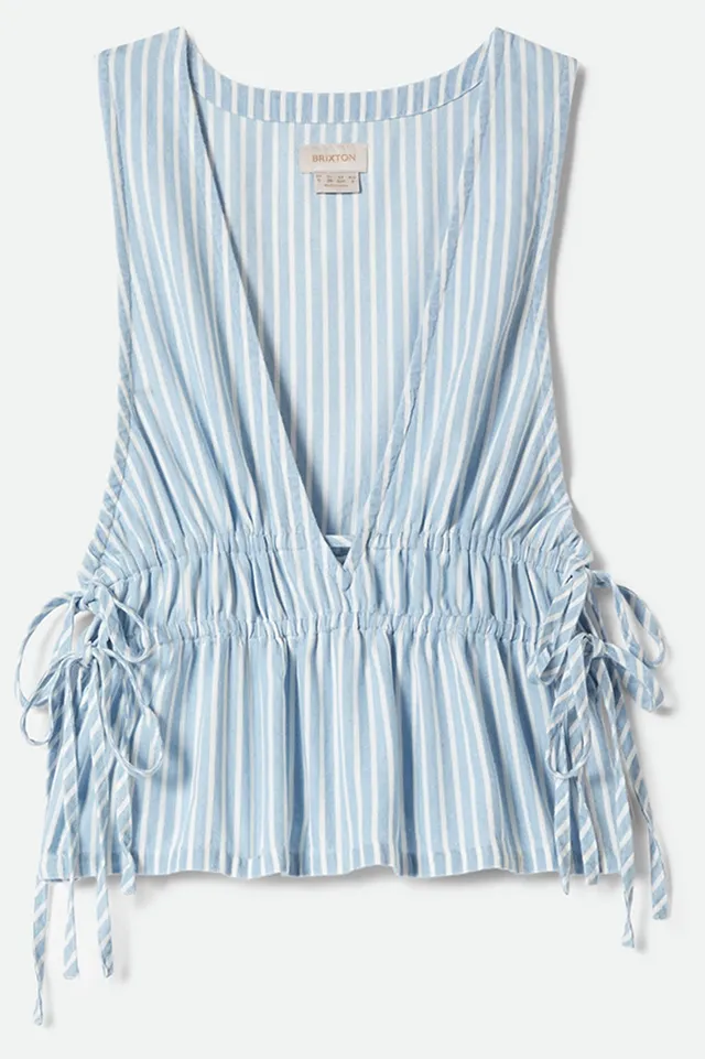 brixton-bells-top-two-boot-stripe-baumwolle-v-ausschnitt image 1