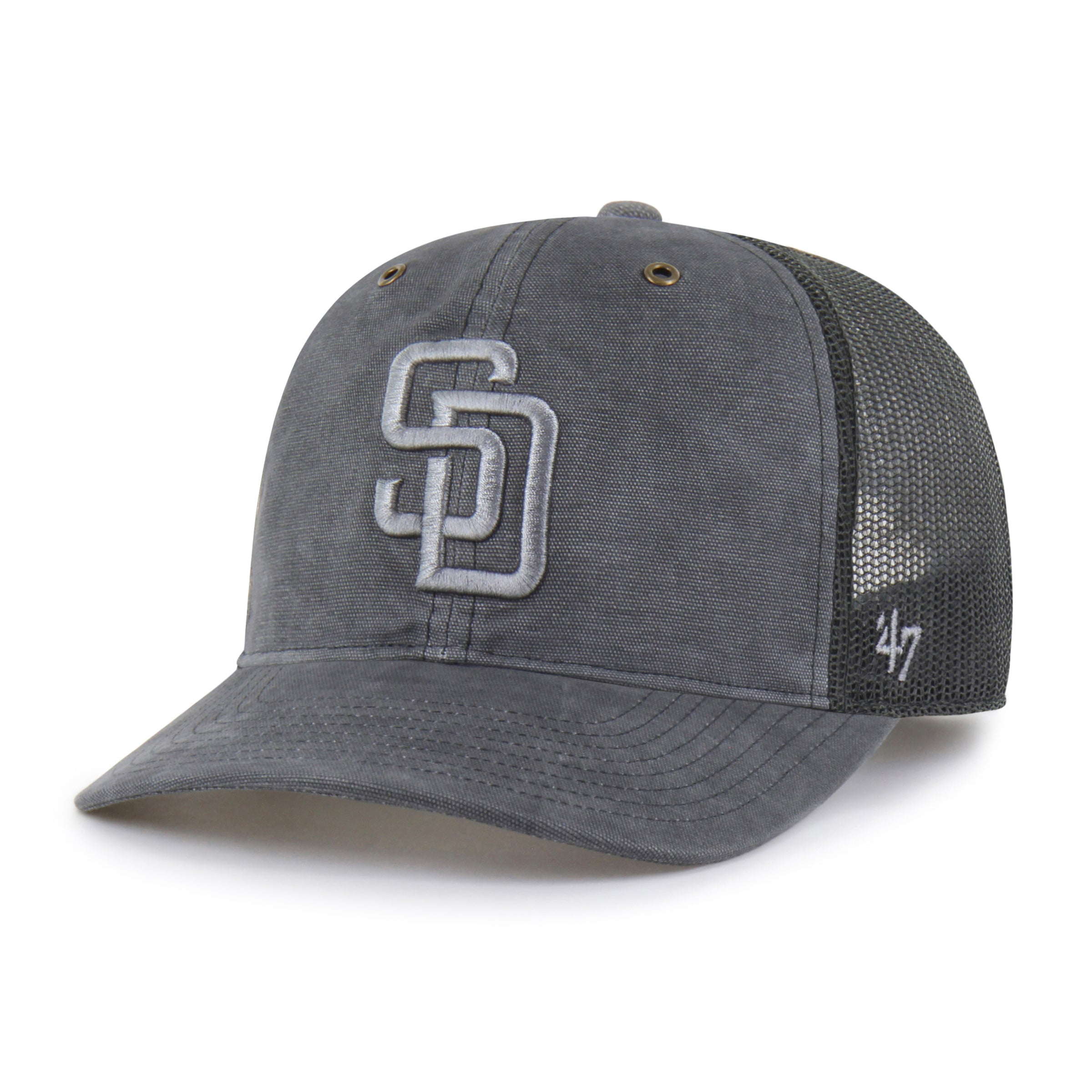 47-trucker-san-diego-padres-cap-carhartt-shadow-snapback image 4