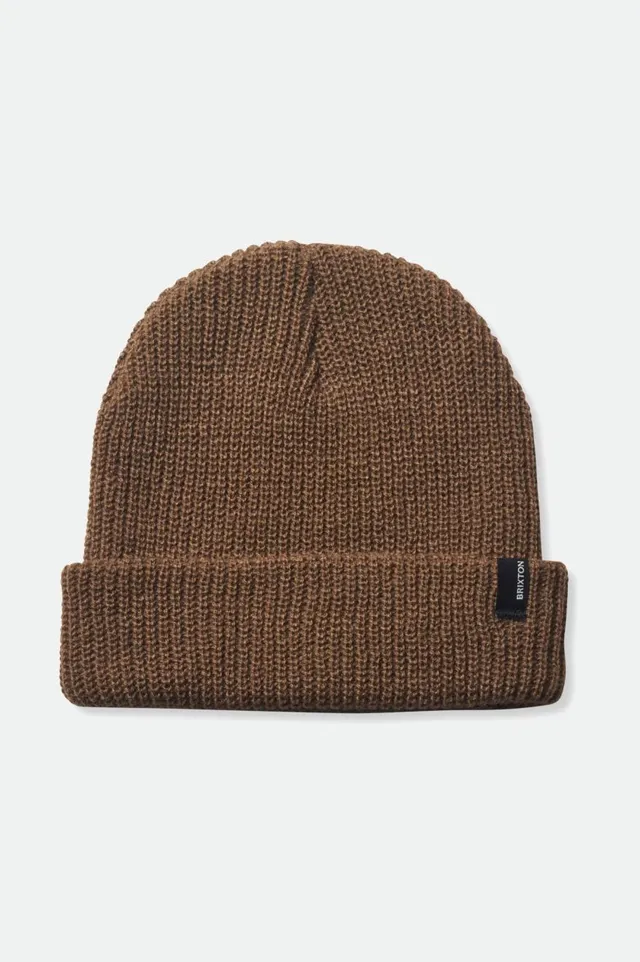 brixton-heist-beanie-m-tze-coyote-brown-fisherman-acryl image 1