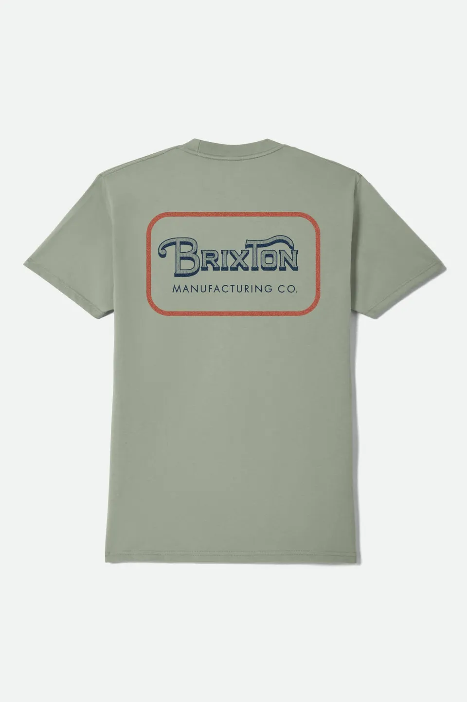 brixton-grade-t-shirt-desert-green-print-baumwolle image 1