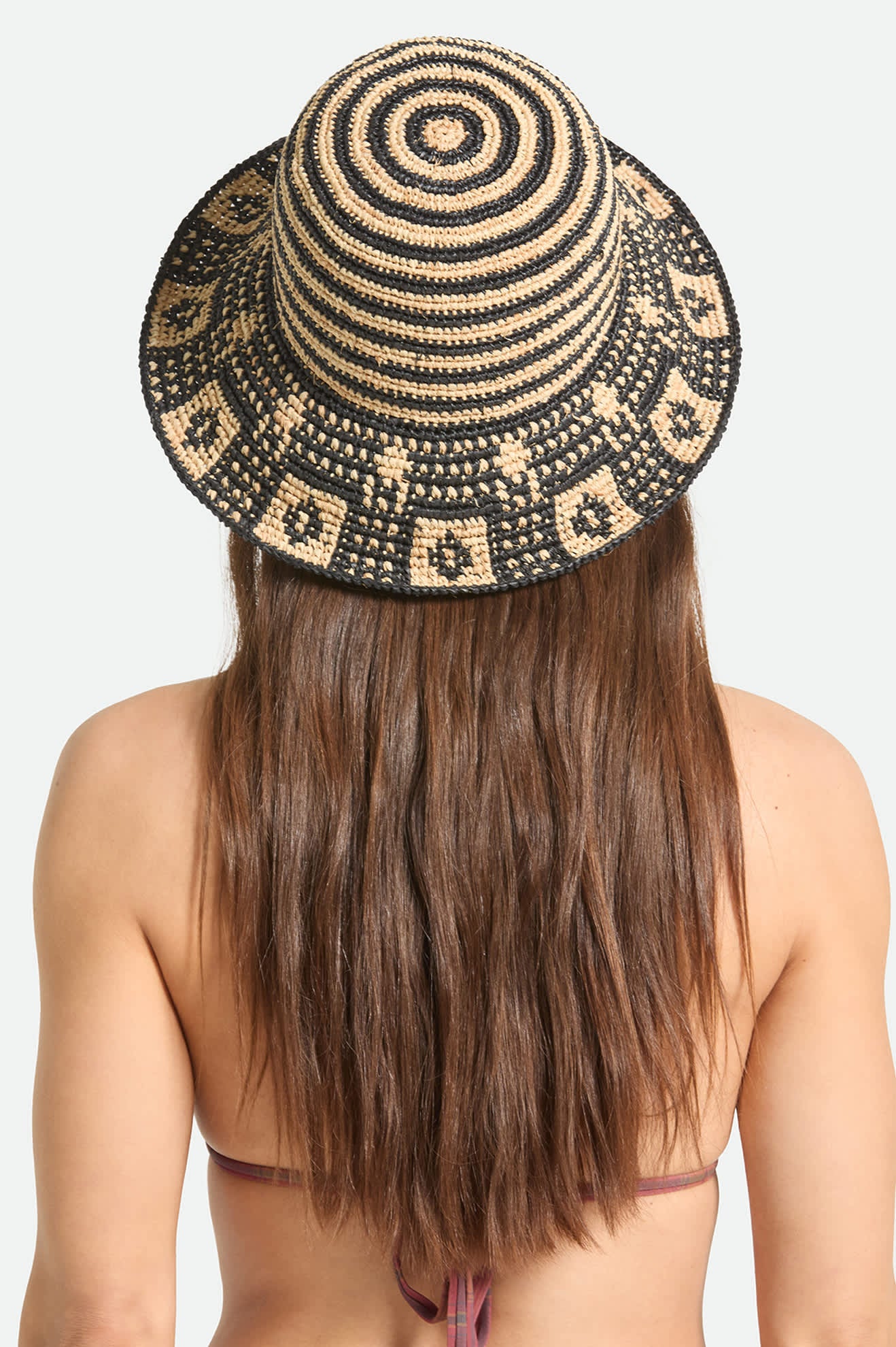 brixton-redding-bucket-hat-black-strohhut-packbar image 4